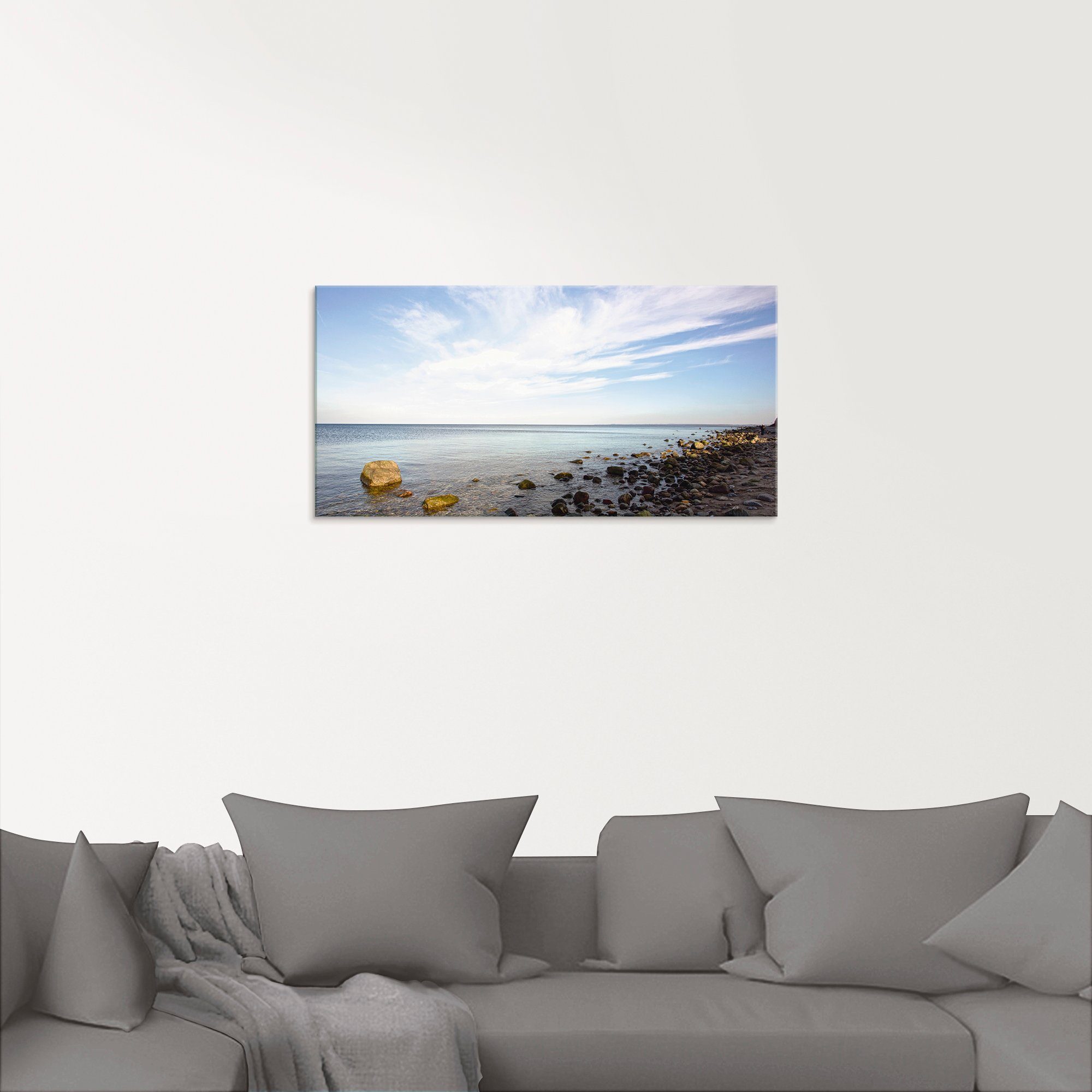Artland Print op glas Brodtener oever in verschillende maten