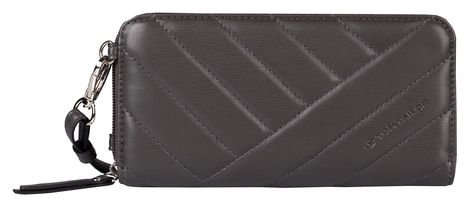 NU 20% KORTING: Tom Tailor Portemonnee Yana Long zip wallet XL met modieuze stiksels