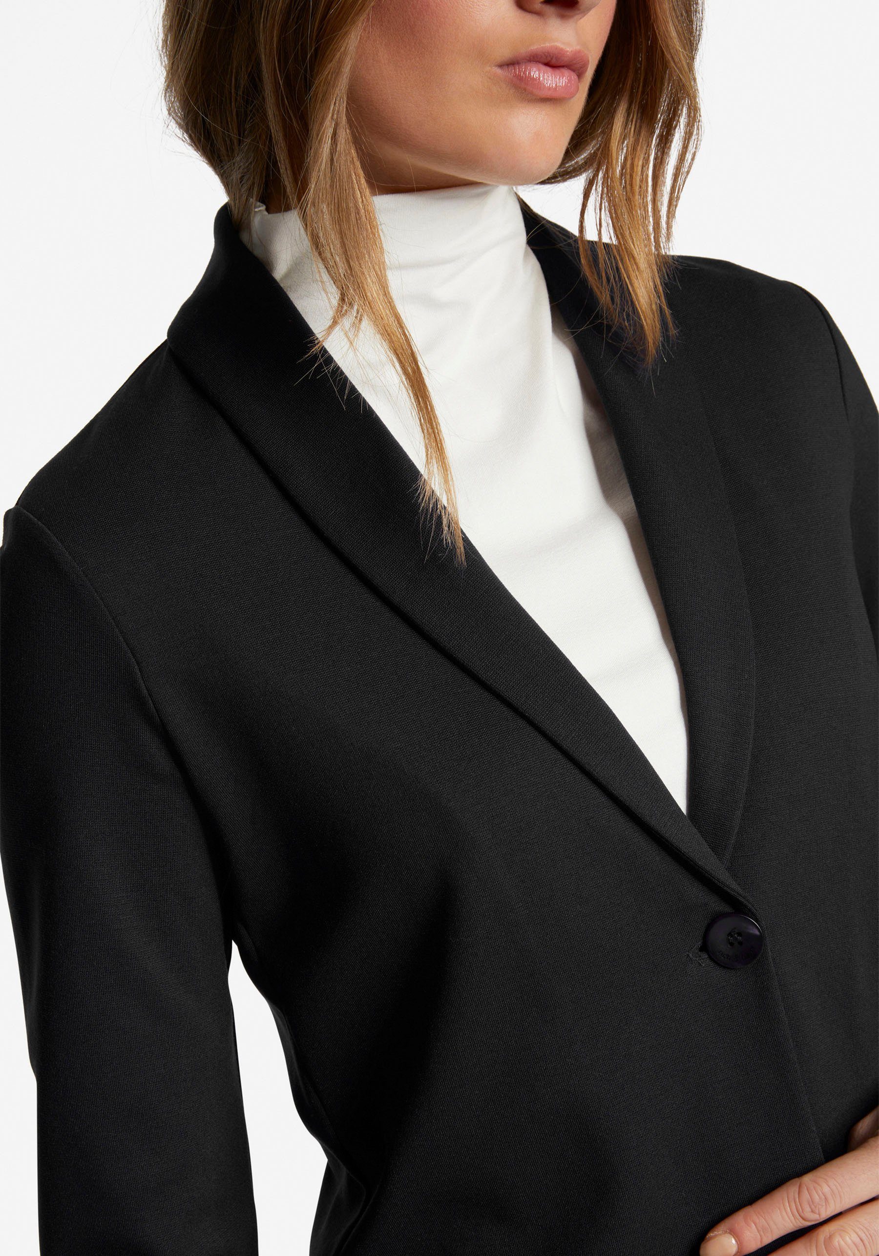 Rich & Royal Jerseyblazer met 1-knopsluiting