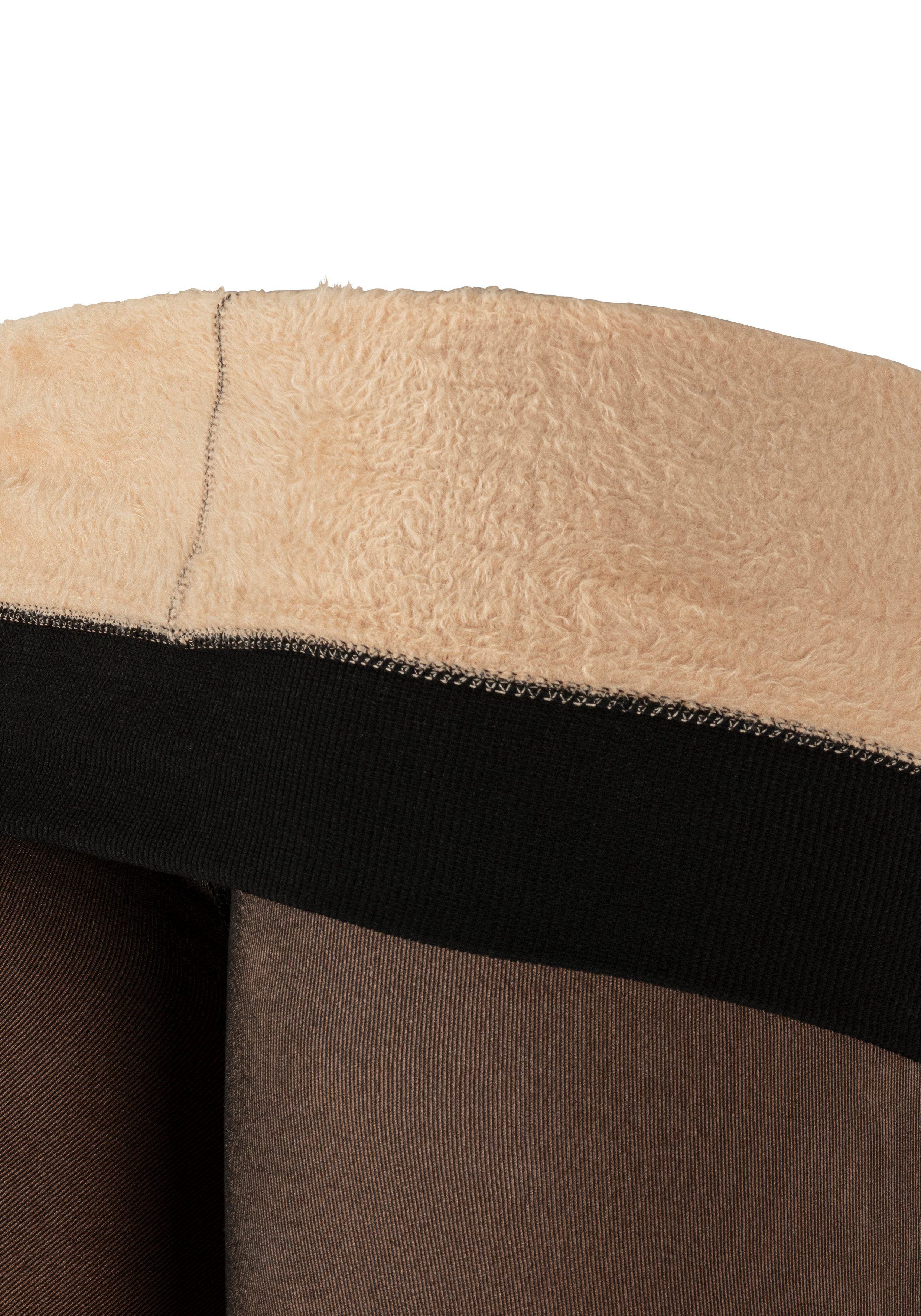 Sarlini Thermopanty DAMES FLEECE VOERING LEGGINGS in transparante look
