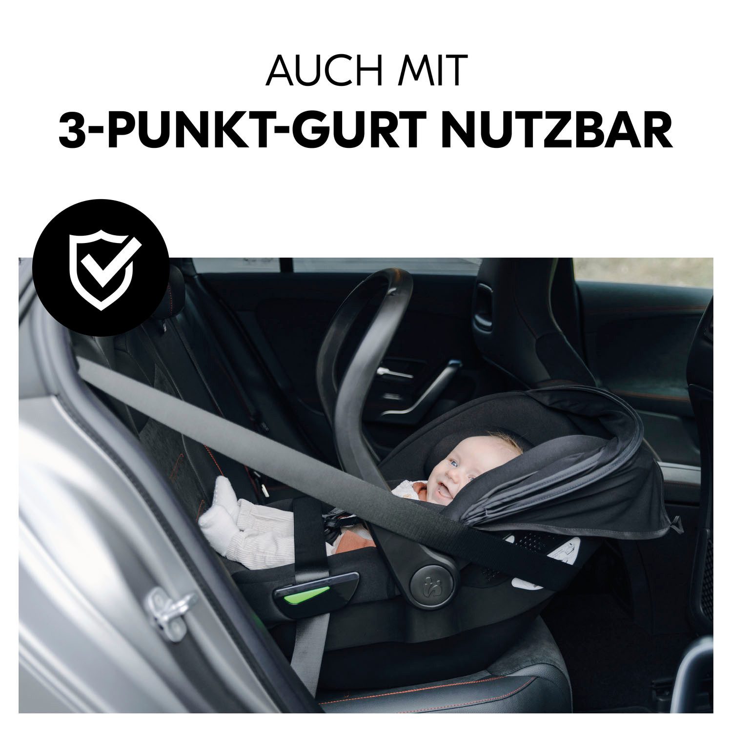 Hauck Babyzitje Drive N Care inclusief basis en newborn-inzet (set, 2-delig)