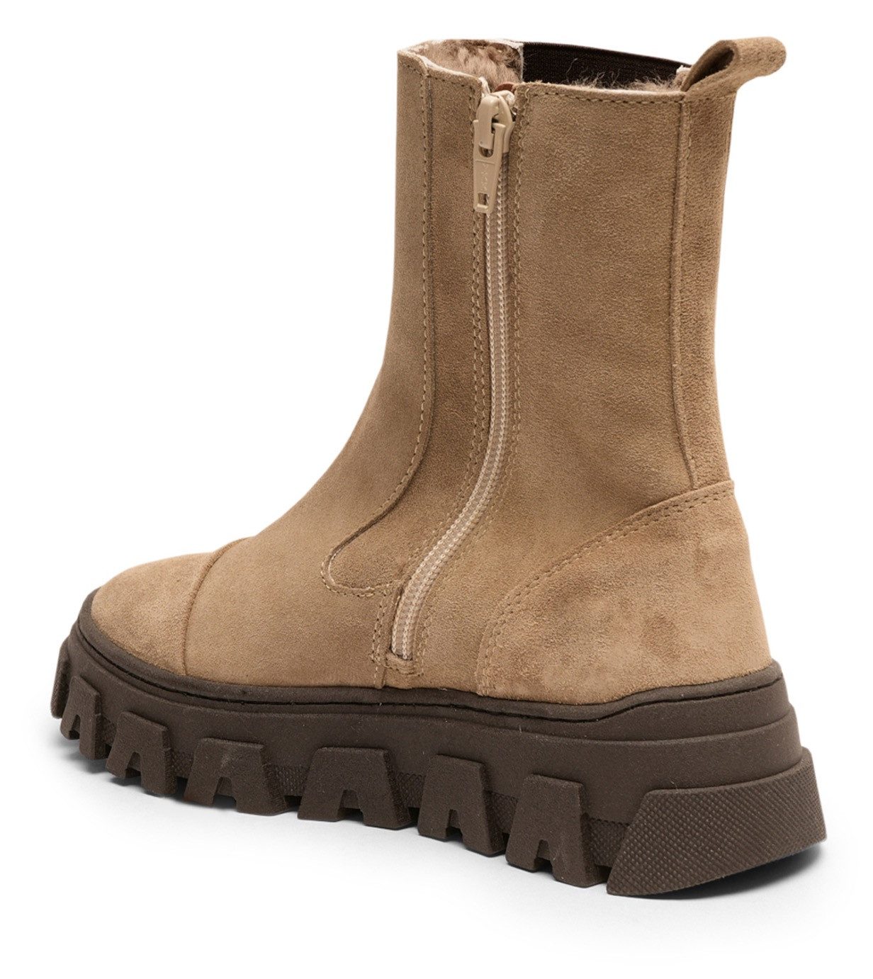 Bisgaard Chelsea-boots Nilla lamb Chunkyboot, winterlaarzen, instaplaarzen met opvallende stretch inzet