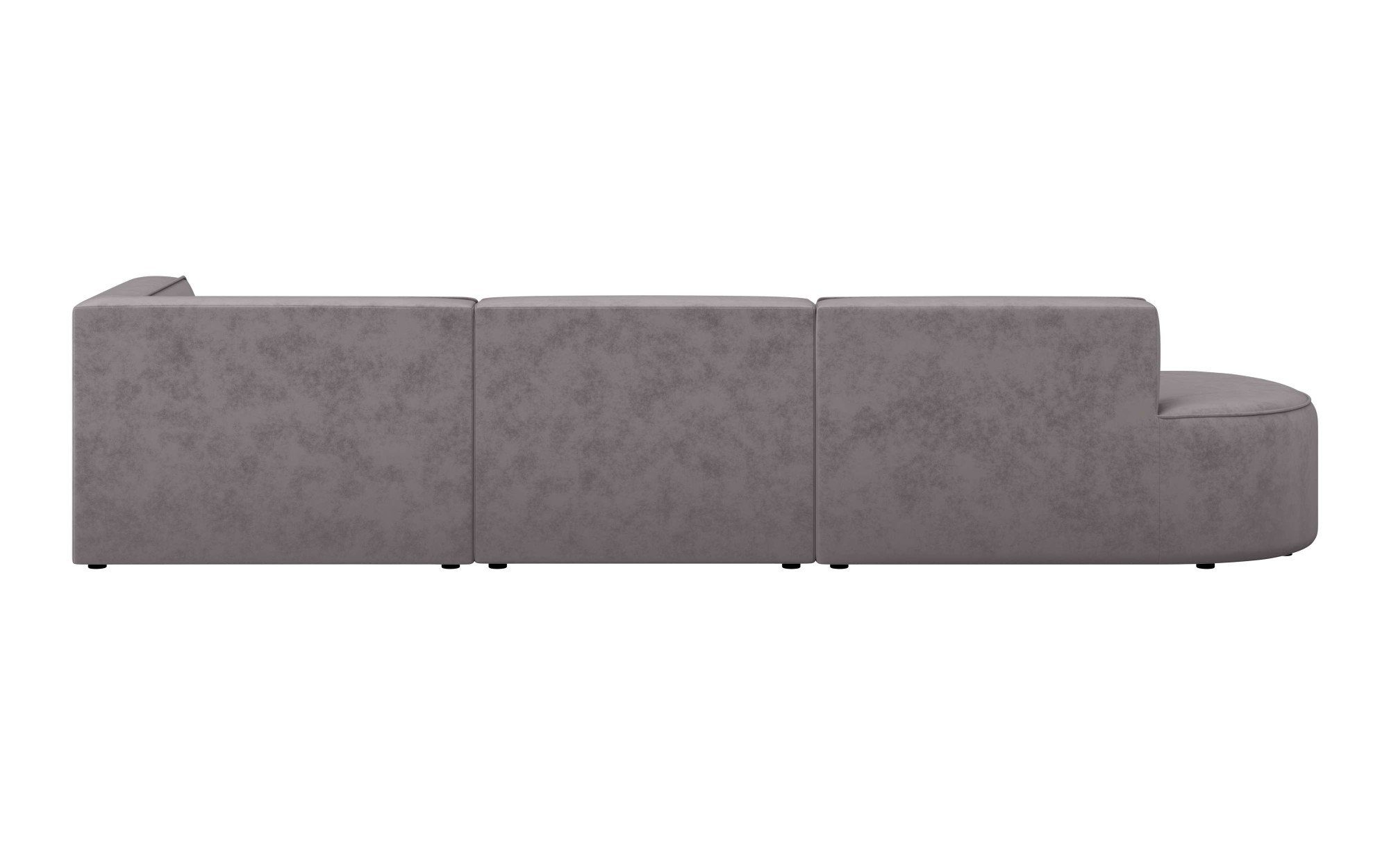 andas Hoekbank EIVIND designerbank met ottomane rechts/links, B/D/H: 343/159/72 cm