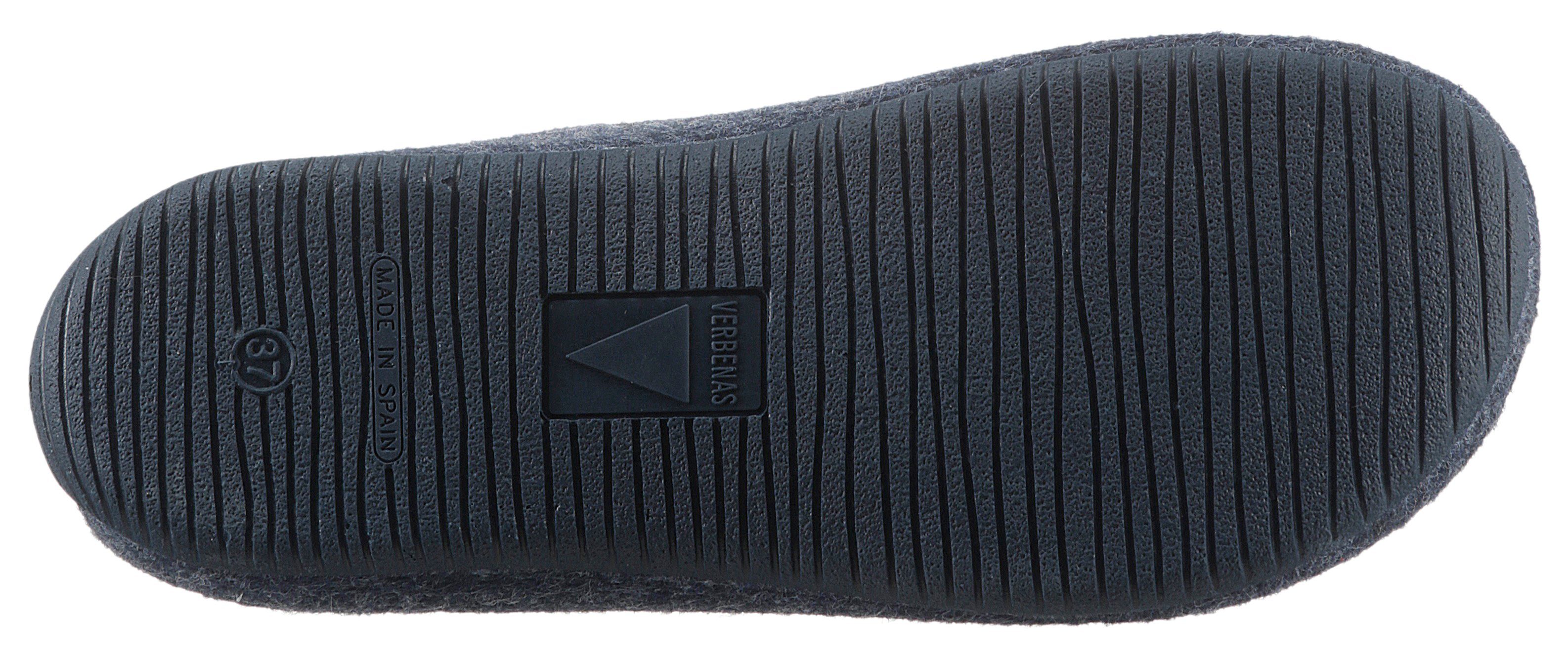 VERBENAS Pantoffels York Fieltro pantoffel, homeslipper, klomp met warme binnenzool