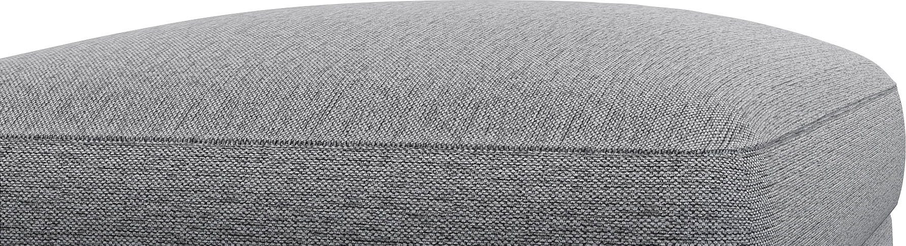 FLEXLUX Poef Belle gestoffeerde hocker, zithocker Scandinavisch design, in een sublieme verwerking
