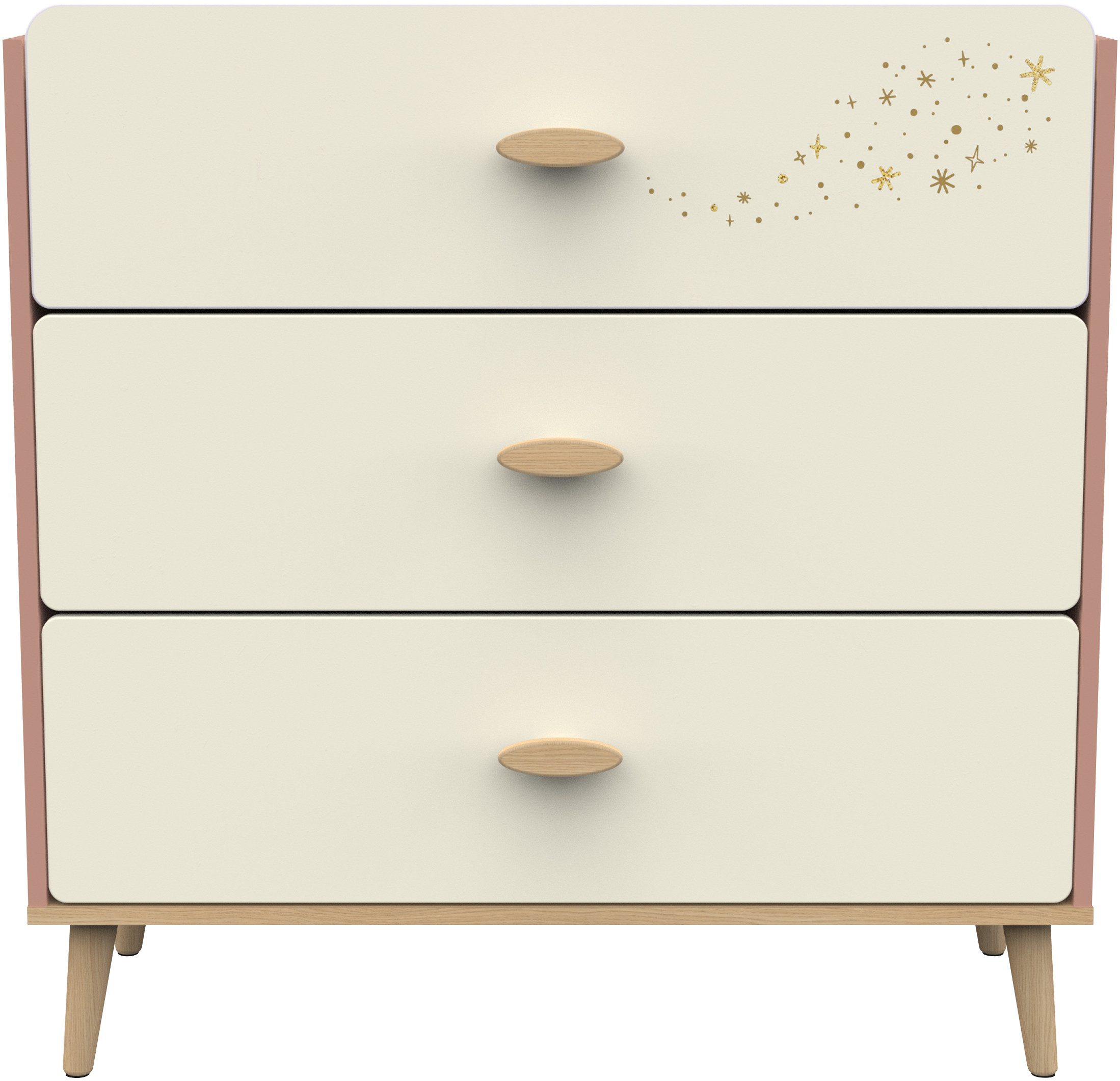 Demeyere GROUP Kast Suzie Commode 3 lades voor kinderkamer