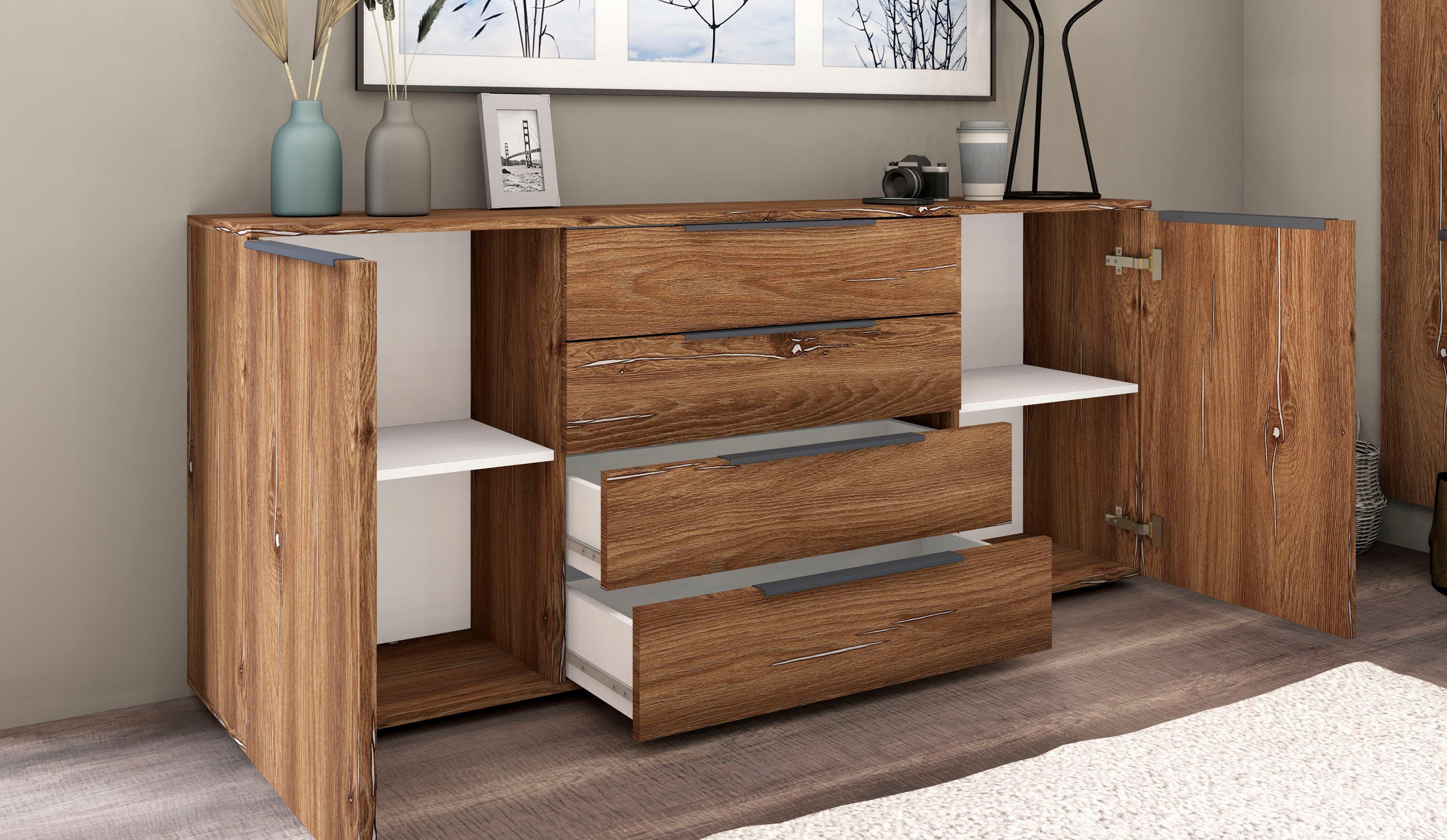borchardt Möbel Dressoir Tom Breedte 166 cm