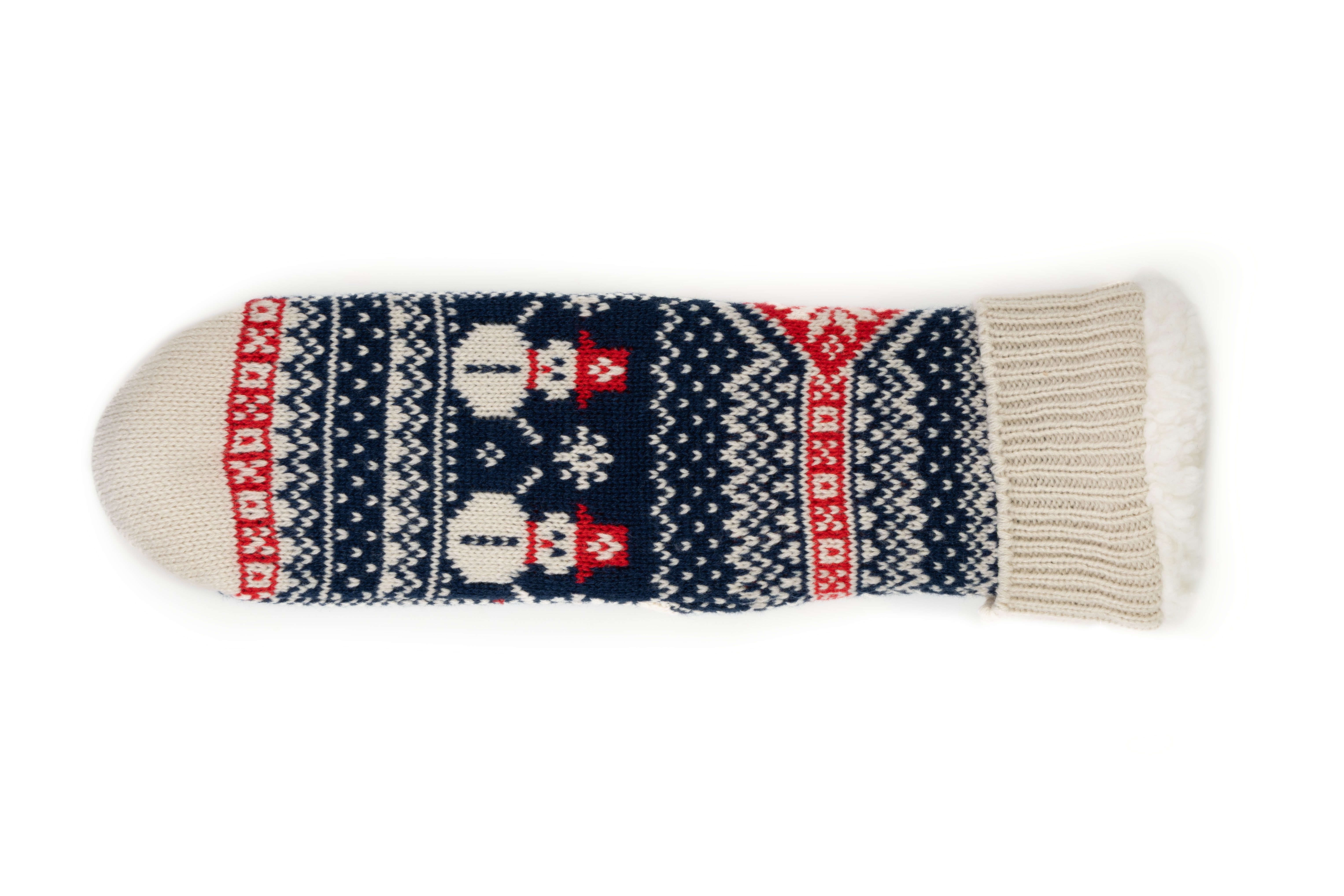 Capelli New York Sokken Huissokken blue combo slipvast, fijnbreisel, warm gevoerd (1 paar)