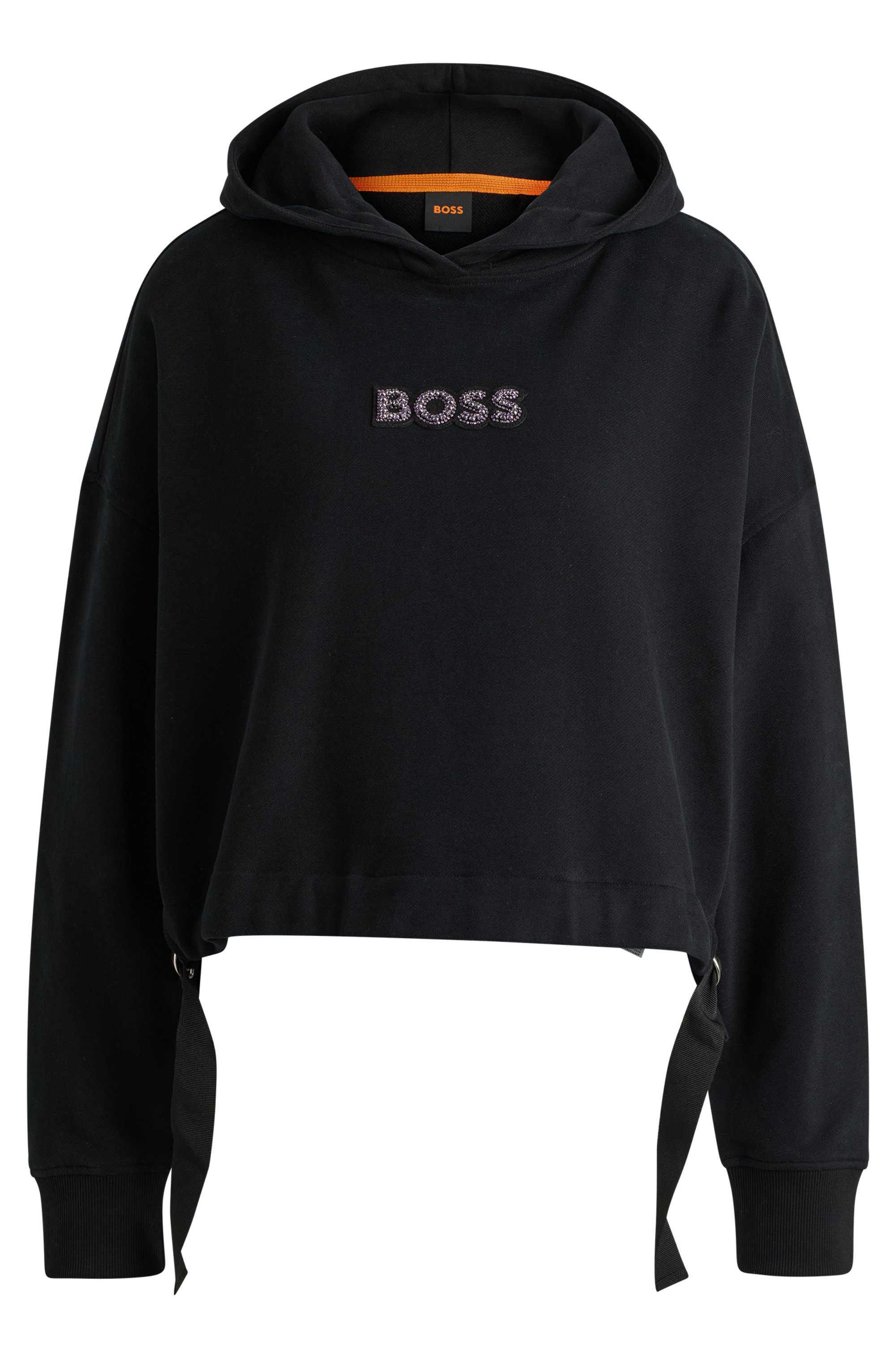 Boss Orange Sweatshirt C_Eblousa_stonebadge met strass-borduursel