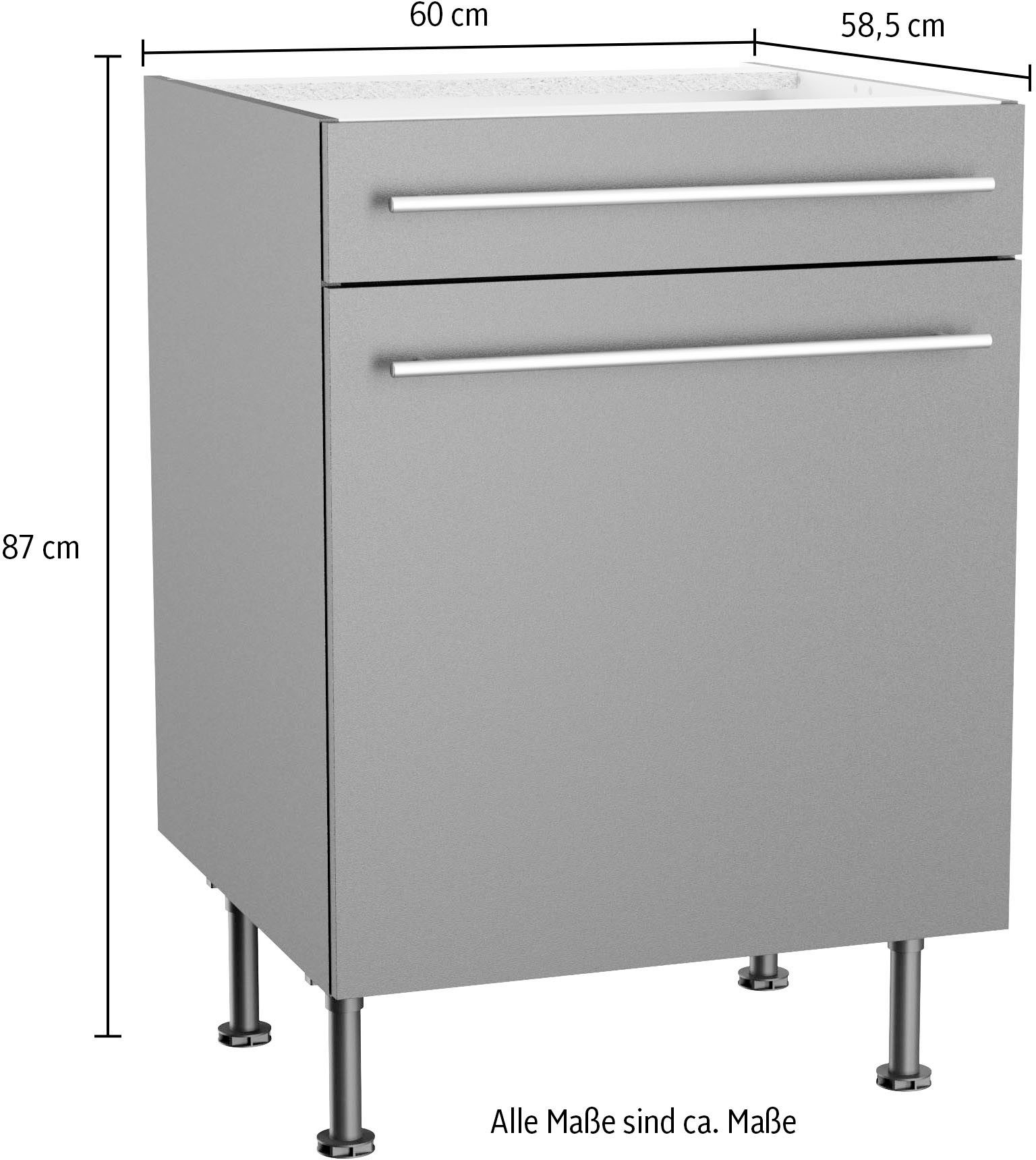 OPTIFIT Onderkast KS-Bern2 Breedte 60 cm, 1 deur, 1 lade, 1 legplank