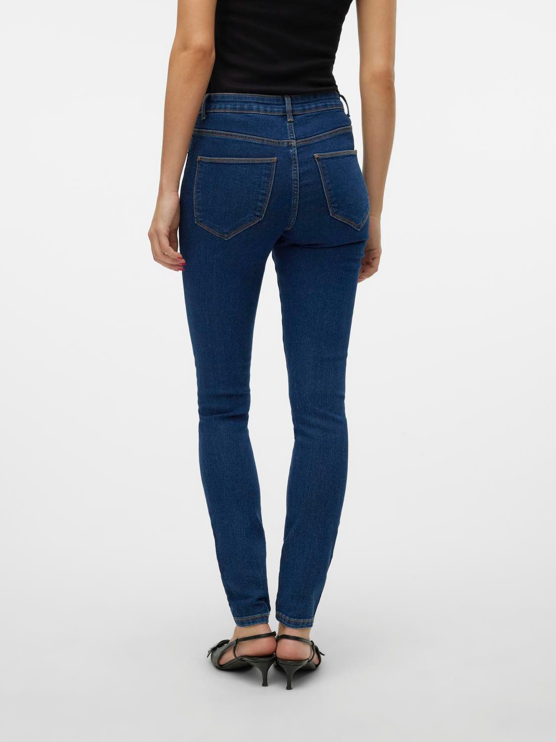 Vero Moda Skinny fit jeans VMELLY MR SKINNY JEANS BLUE NOOS