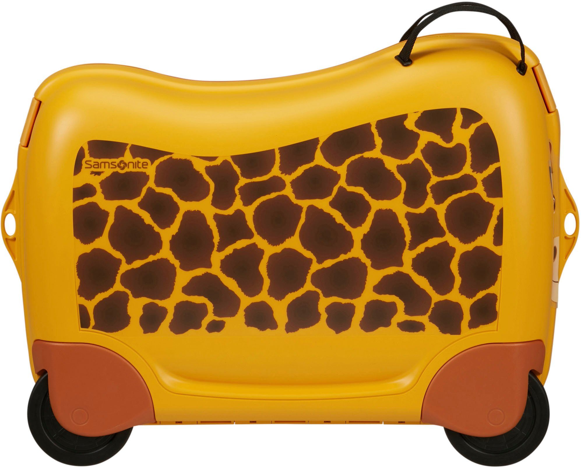 Samsonite Kinderkoffer Dream2Go Ride-on Trolley, Giraffe Kinder reis koffer handbagage om op te zitten en te trekken