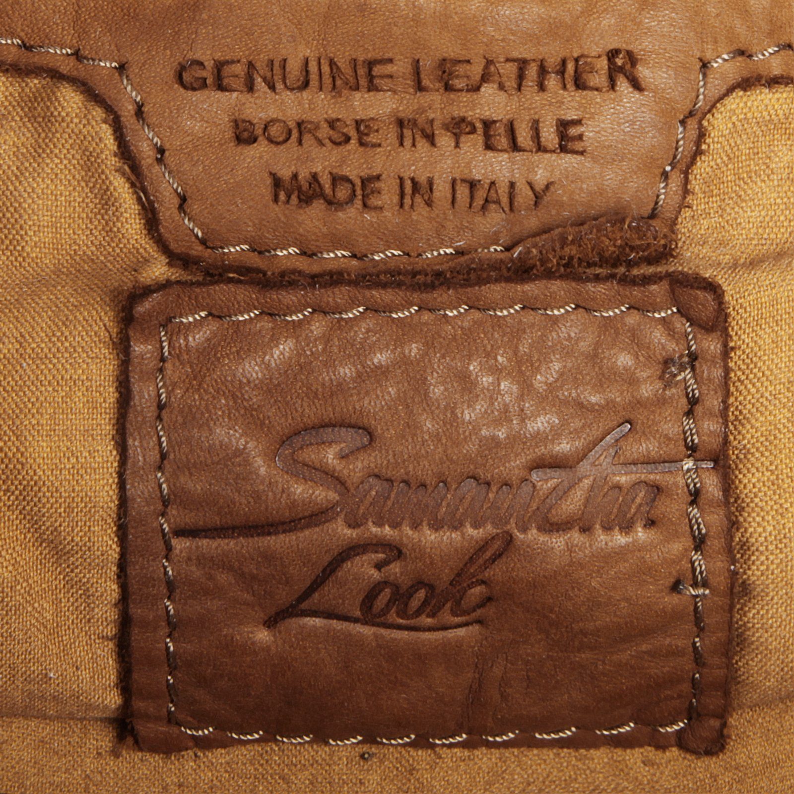 Samantha Look Schoudertas echt leer, made in italy