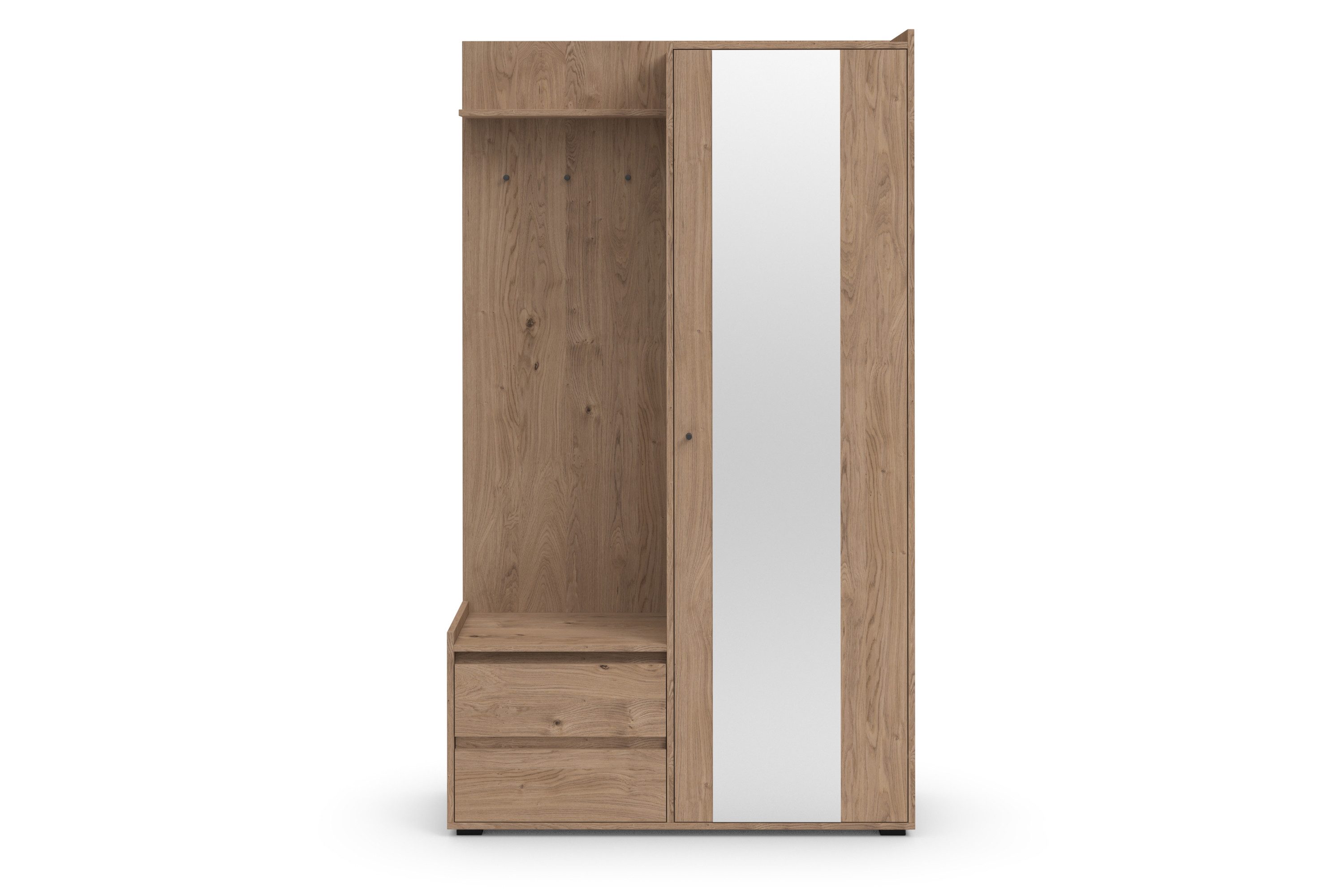 INOSIGN Kledingkast Kosmo met spiegel afmetingen 118 x 30 cm, hoogte 190 cm, breedte 110 cm