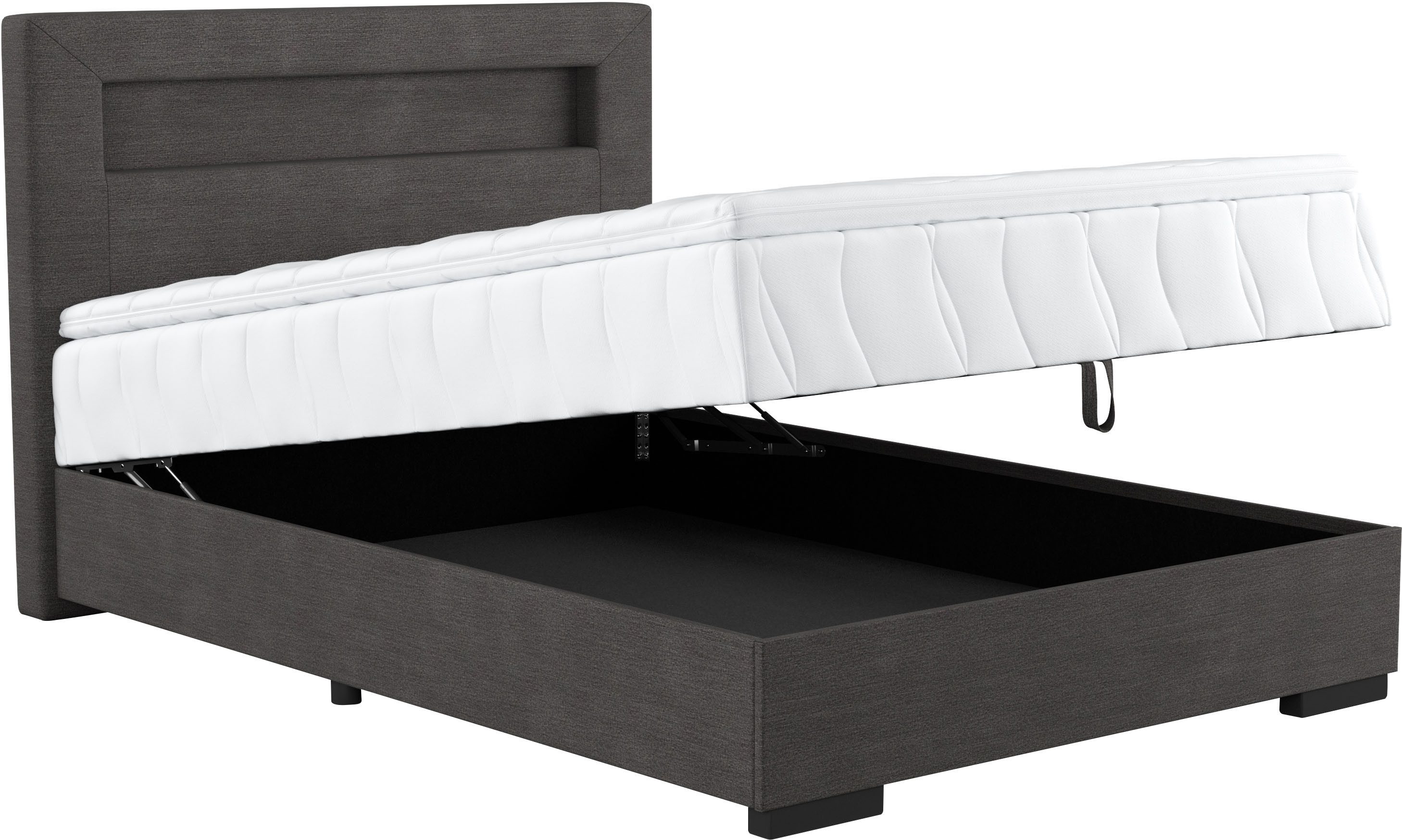 COTTA Boxspring Kelly uitgerust met led-licht, incl. bedlade