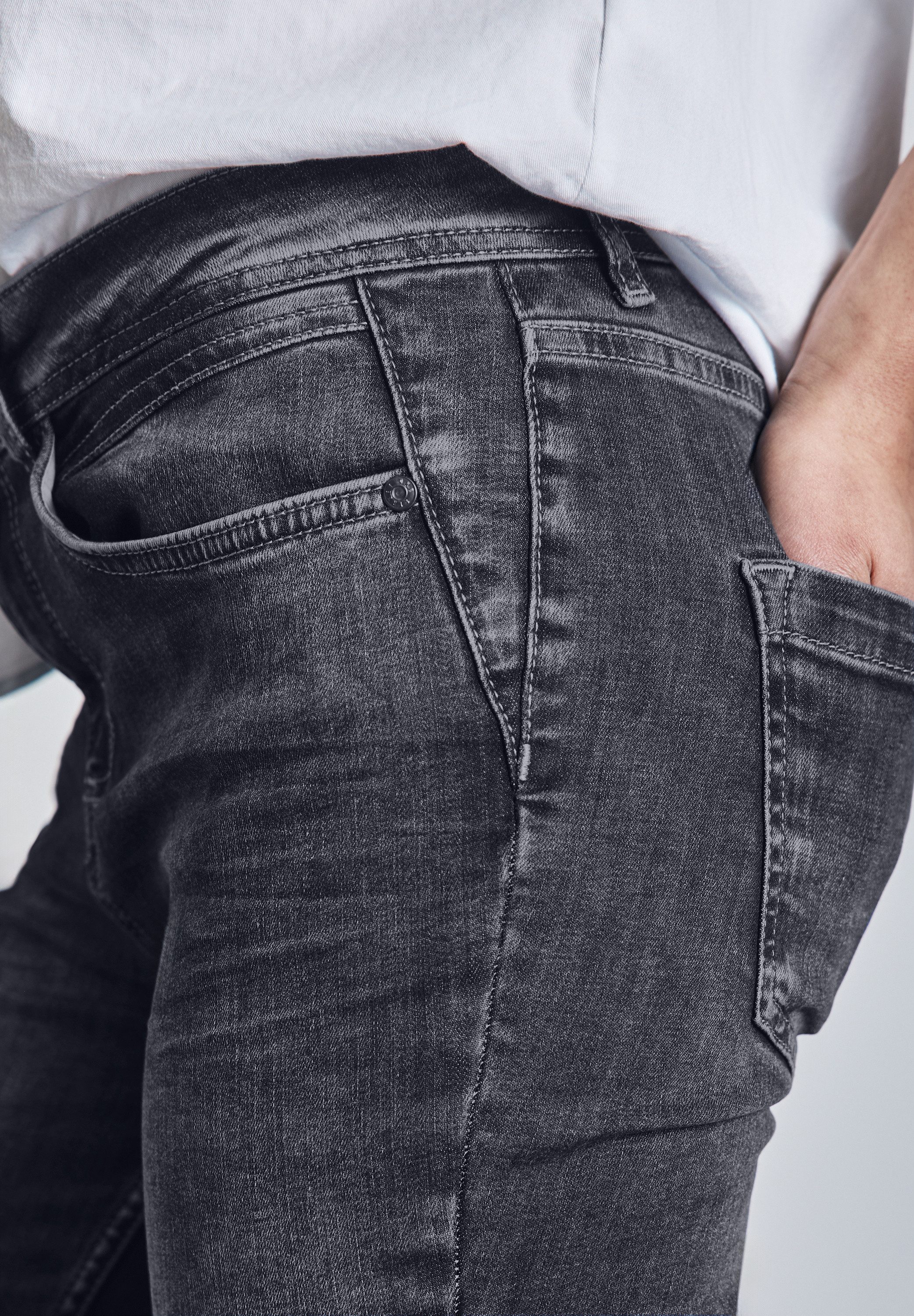 STREET ONE Regular fit jeans Style Jane in five-pocketsstijl
