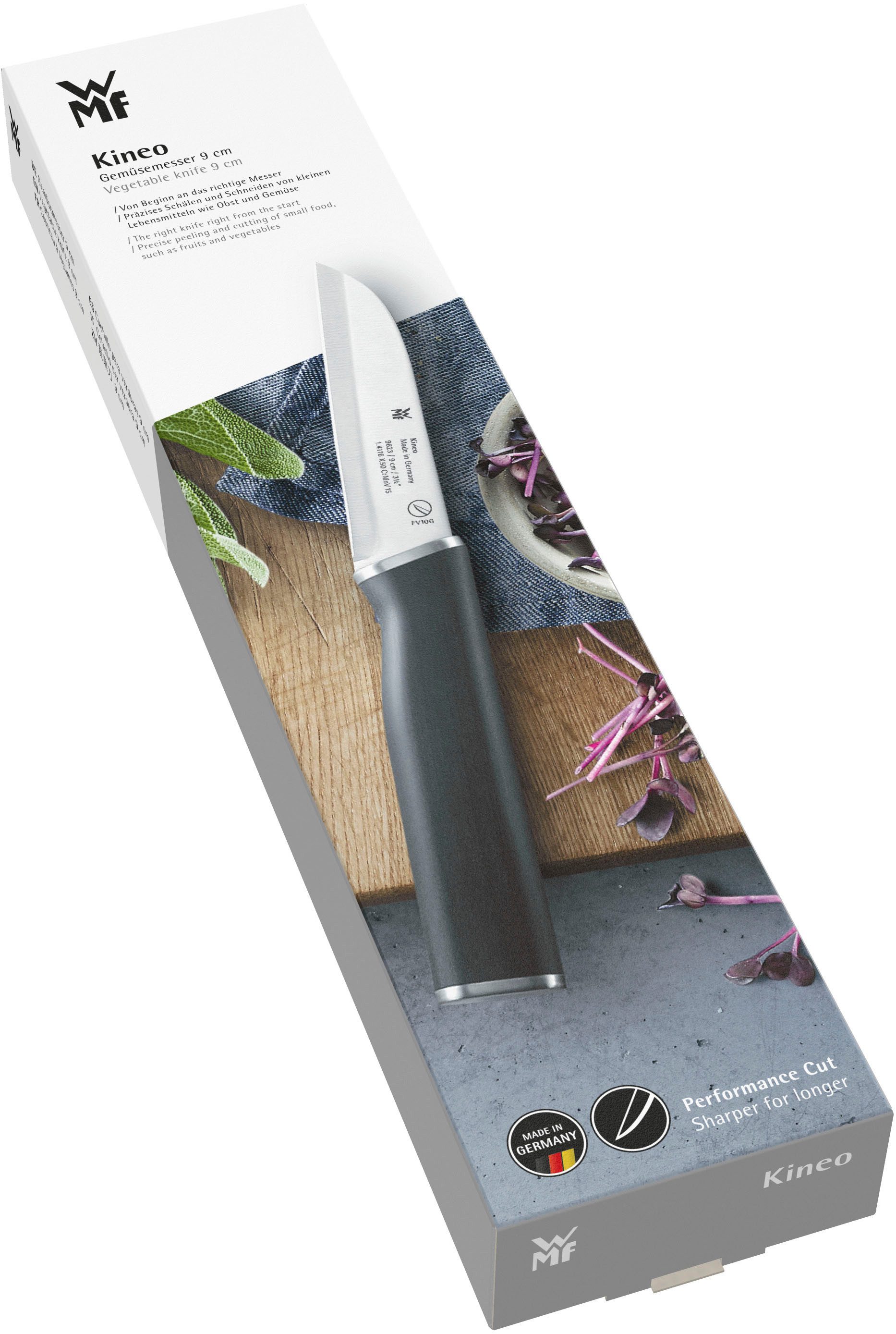 WMF Groentemes Kineo 9 cm, hoogwaardig roestvrij staal, uitstekende balans, ergonomisch (1-delig)