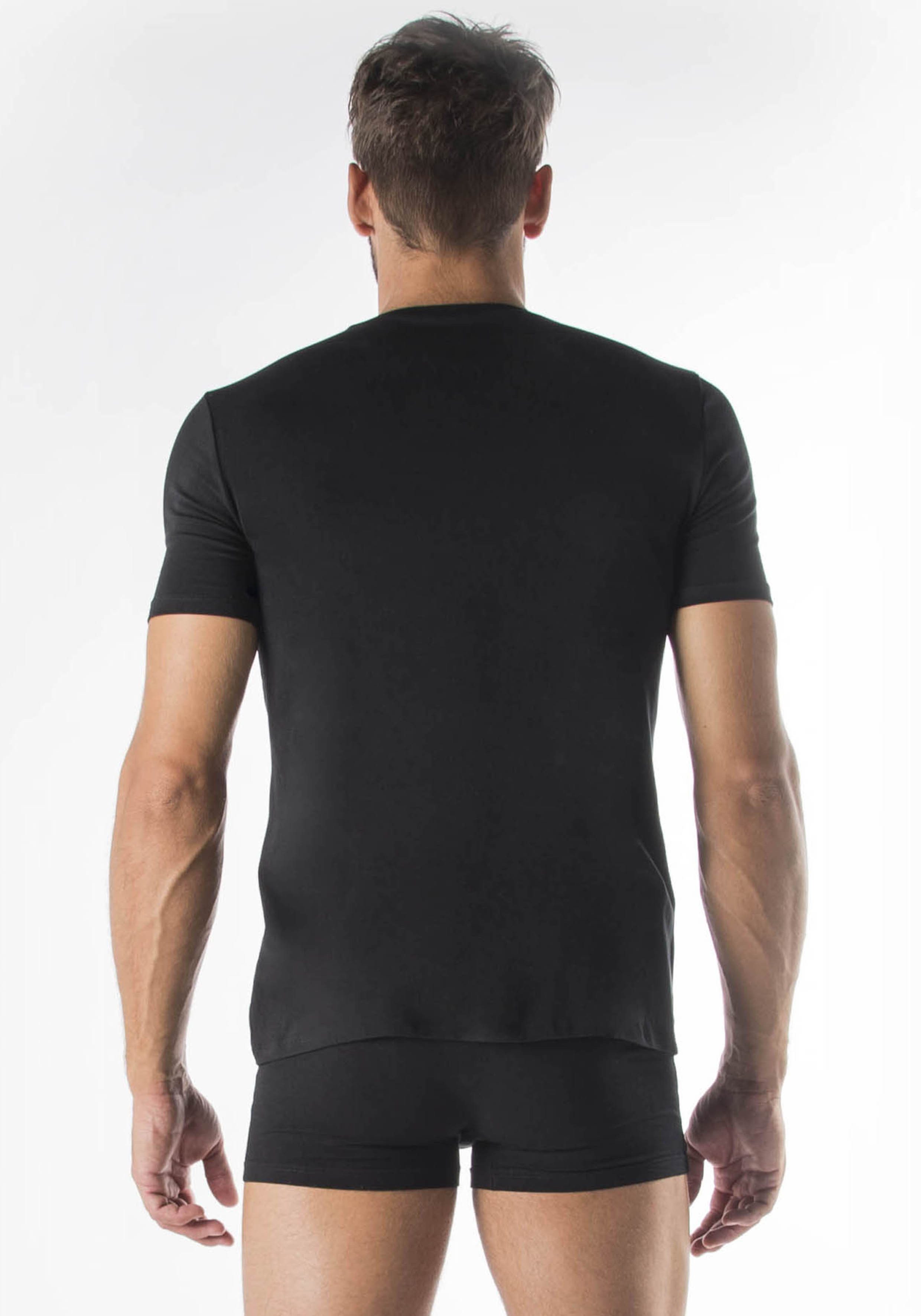 Fila T-shirt met klassiek ronde hals en korte mouwen (Set van 2)