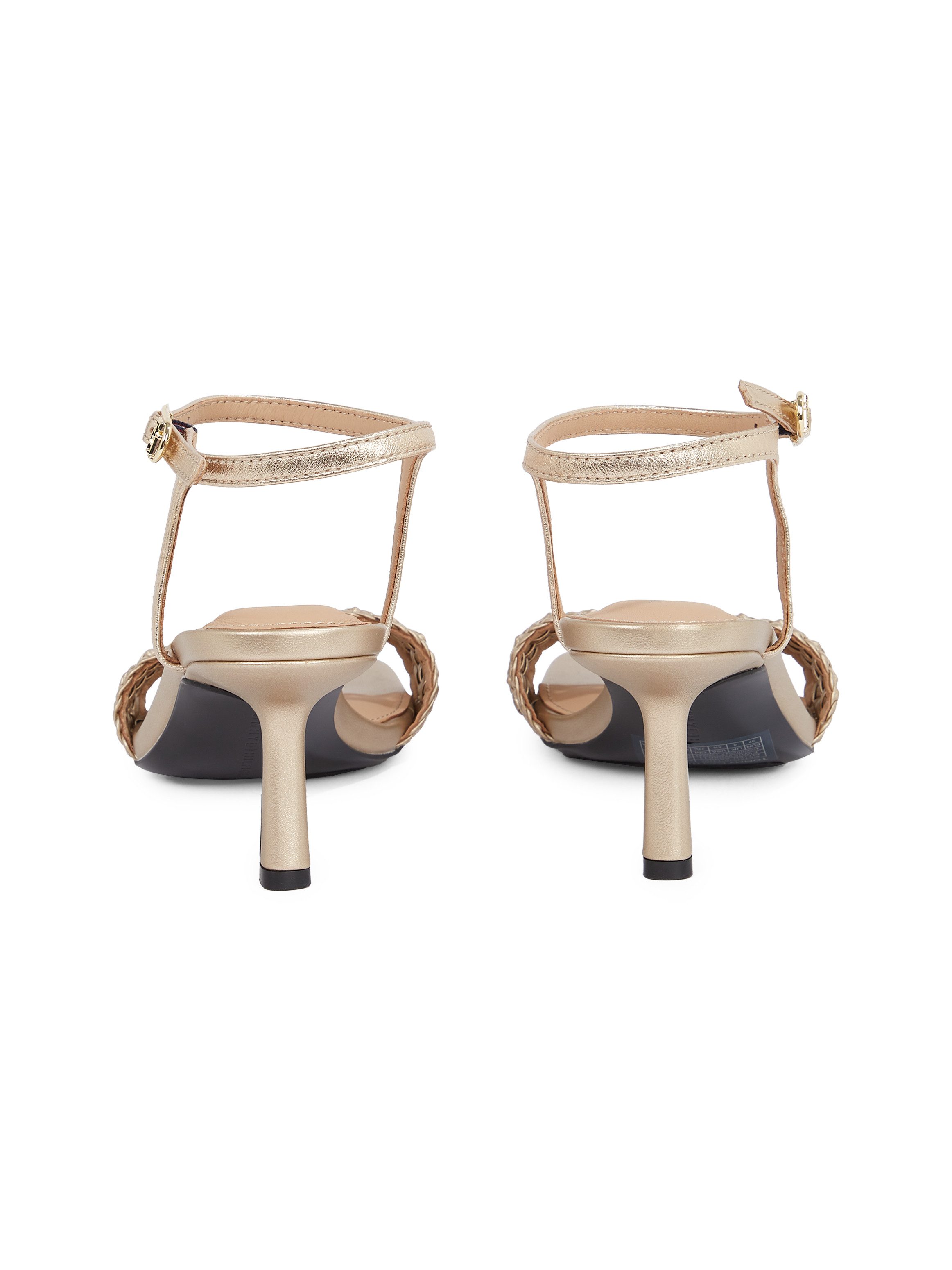 Tommy Hilfiger Sandaaltjes METALLIC LTHR KITTEN SANDAL