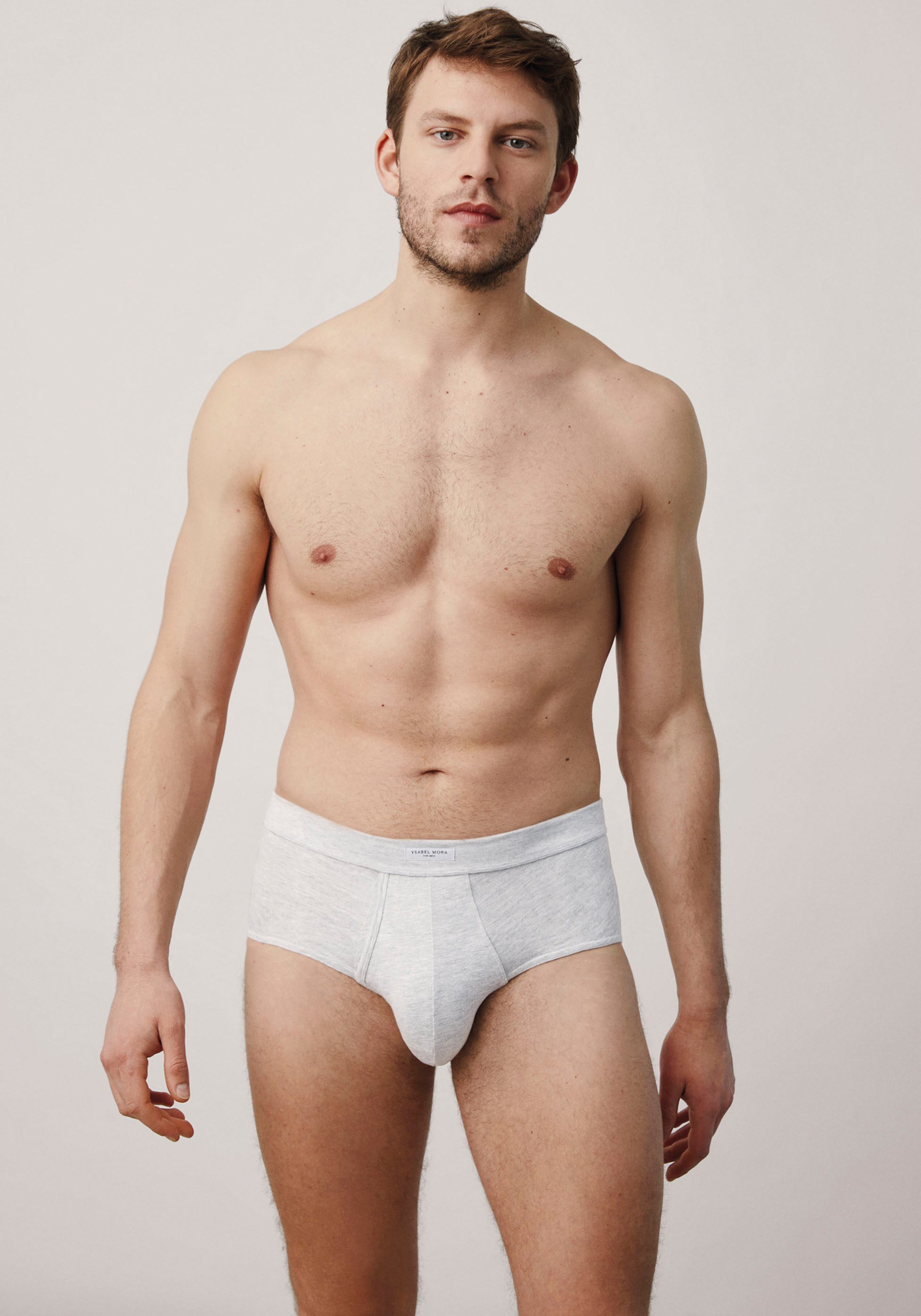 YSABEL MORA Slip BASIC COLLECTION COTTON met praktische toegang in het kruis (Set van 3)