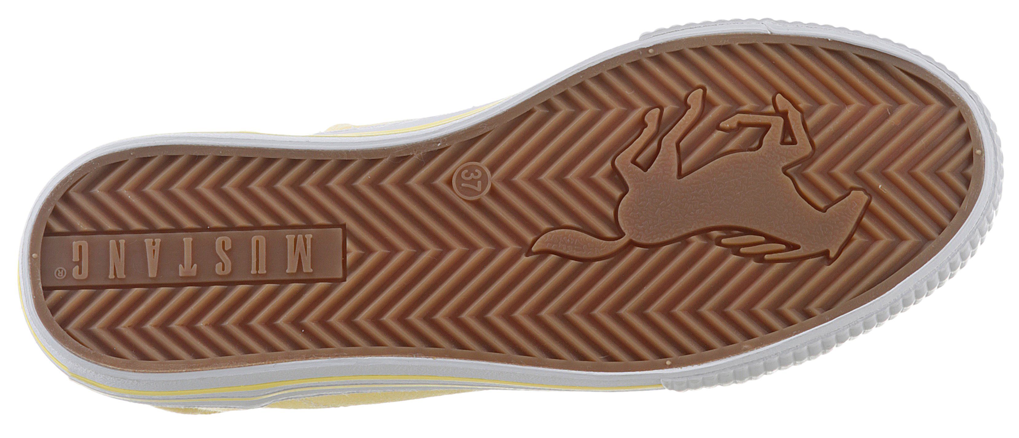 Mustang Shoes Hoge veterschoenen High-Top-Sneaker, Vrijetijdsschoen, plateau, high top-sneaker, vrijetijdsschoen met binnenrits
