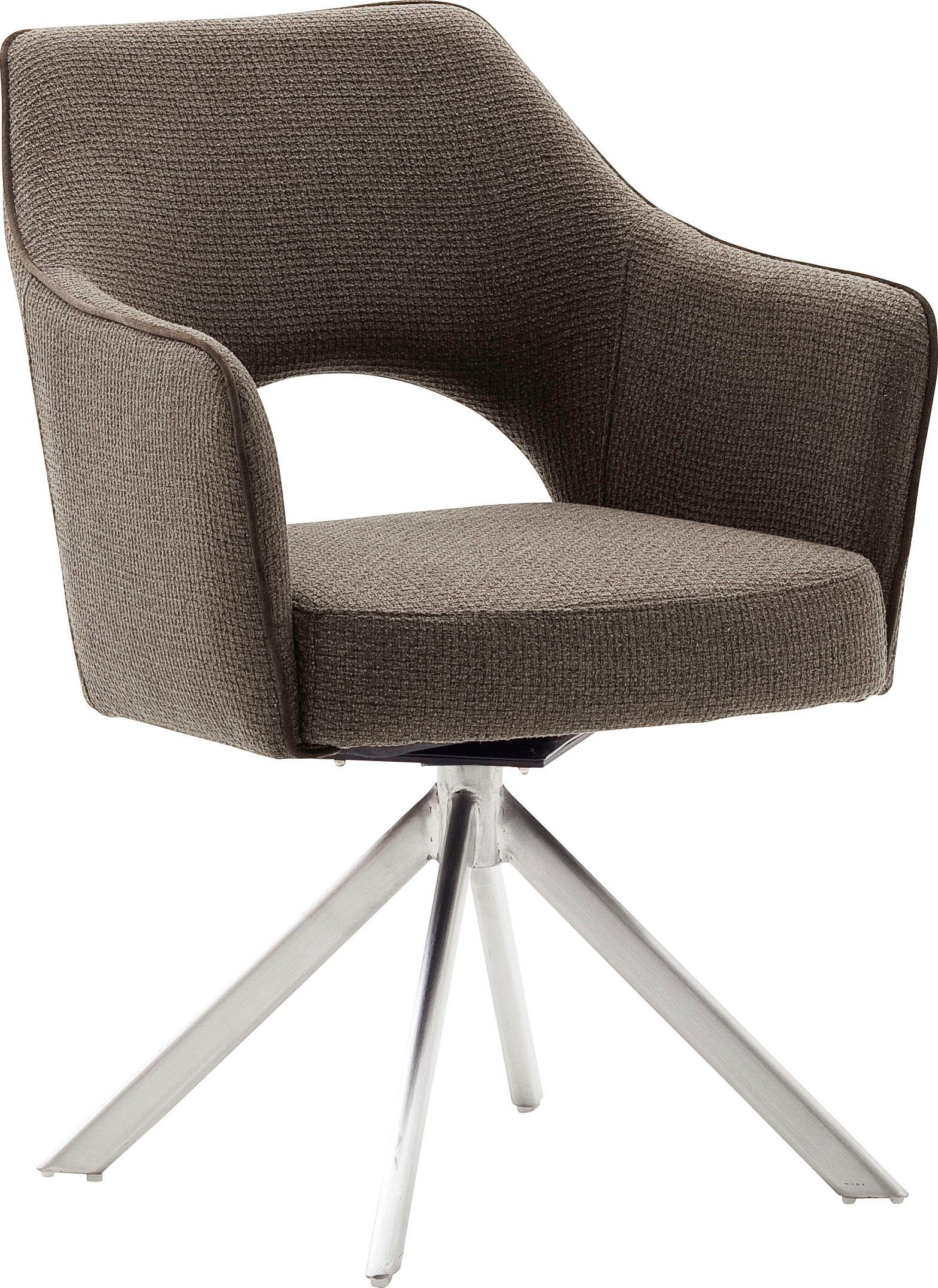 MCA furniture Stoel met 4 poten Tonala (2-set), 180° draaibaar, belastbaarheid 120 kg, zithoogte ca. 49 cm (2 stuks)