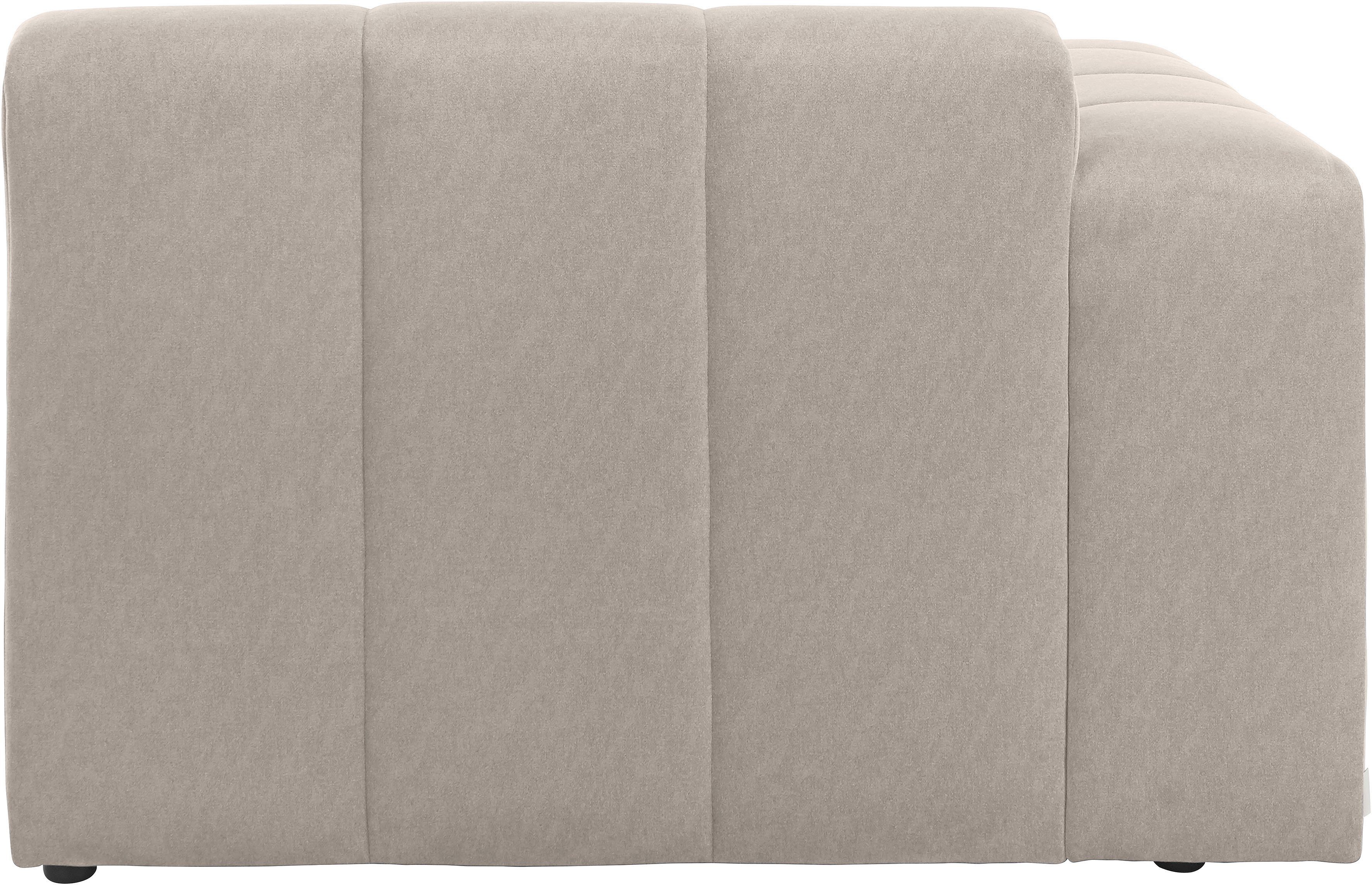 LeGer Home by Lena Gercke Sofaelement Maileen Module fauteuil met armleuning, te verbinden met andere modules van de serie
