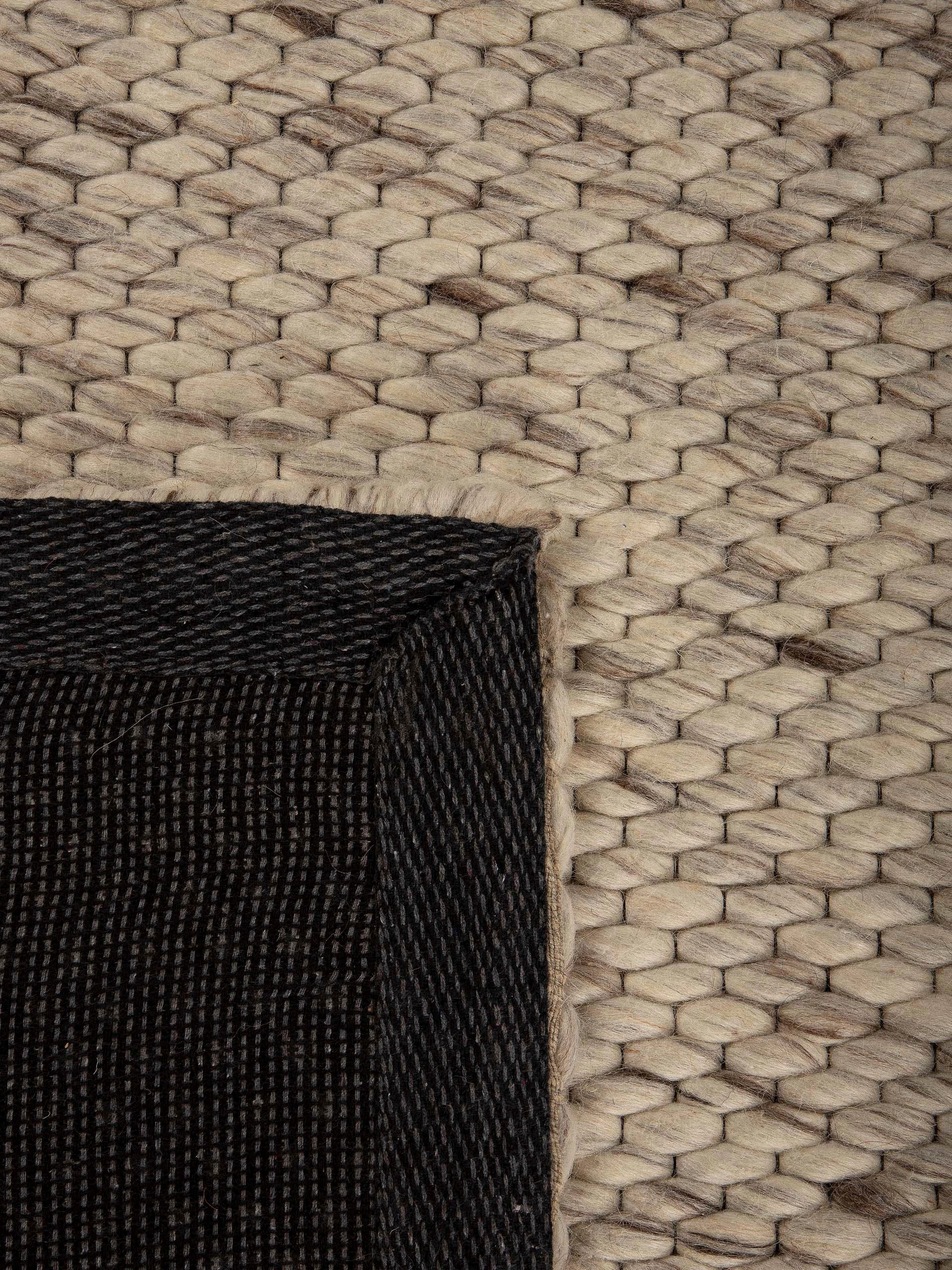 carpetfine Wollen kleed Sina Handgeweven tapijt, 100% wol, gemêleerd, handgeweven, zacht & knuffelig