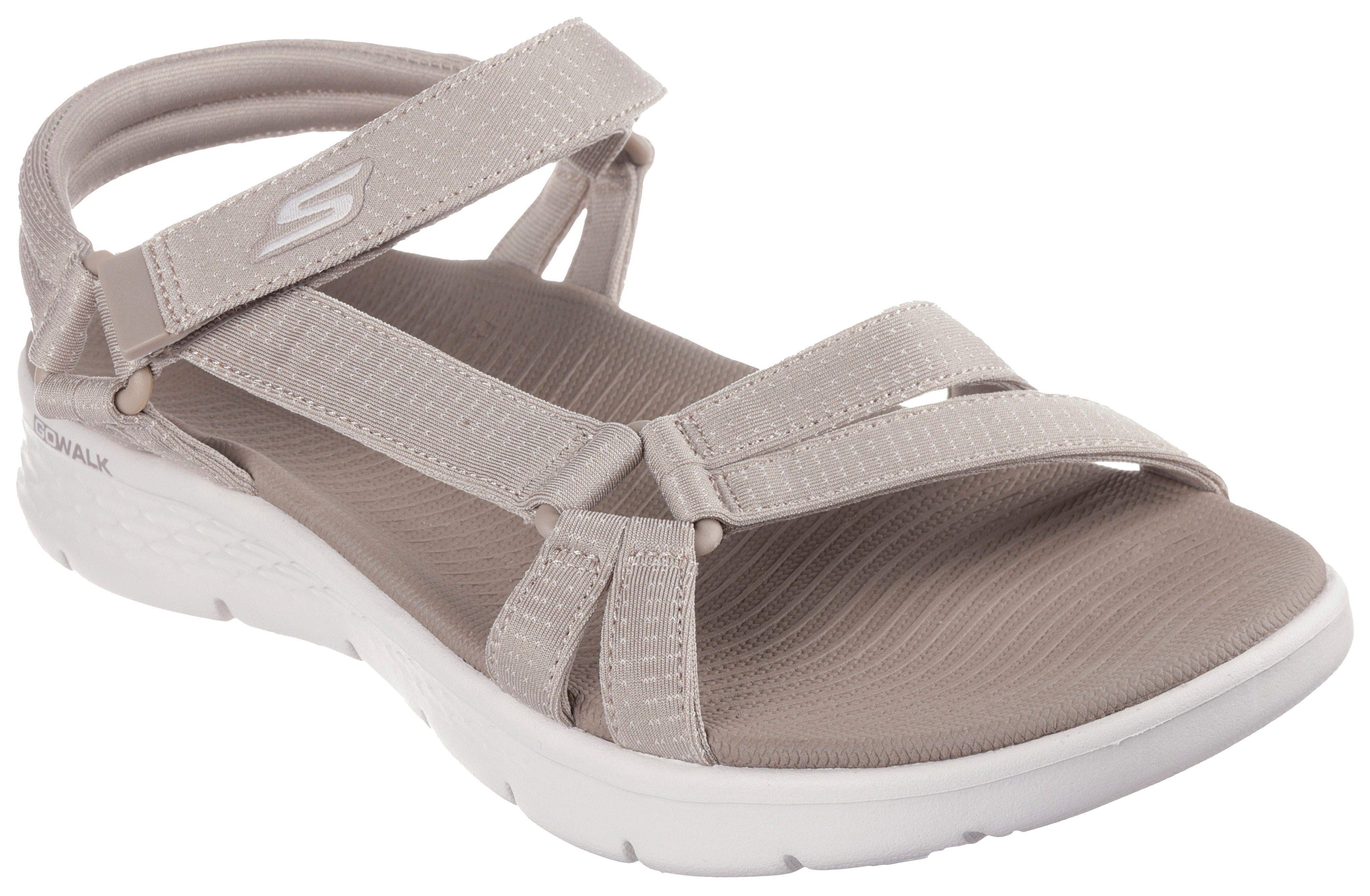 Skechers Sandalen GO WALK FLEX SANDAL-SUBLIME-X , zomerschoen, sandaal, klittenbandschoen, met goga mat voetbed