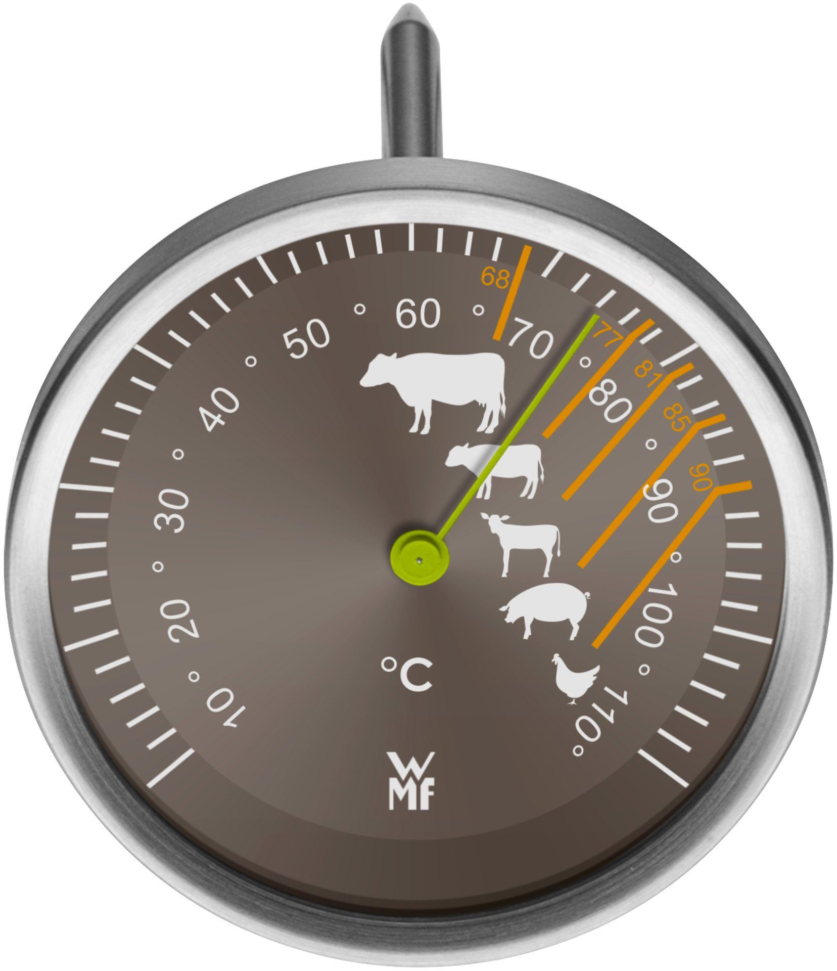 WMF Braadpan inductie Deksel als inductiepan bruikbaar, inclusief vleesthermometer (1-delig)