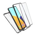 hama displaybeschermingsglas cover "magnetic+glas+displayglas" fuer galaxy a52-a52s (5g) smartphone-cover schw.-transp. wit