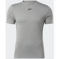 reebok t-shirt workout ready melange grijs