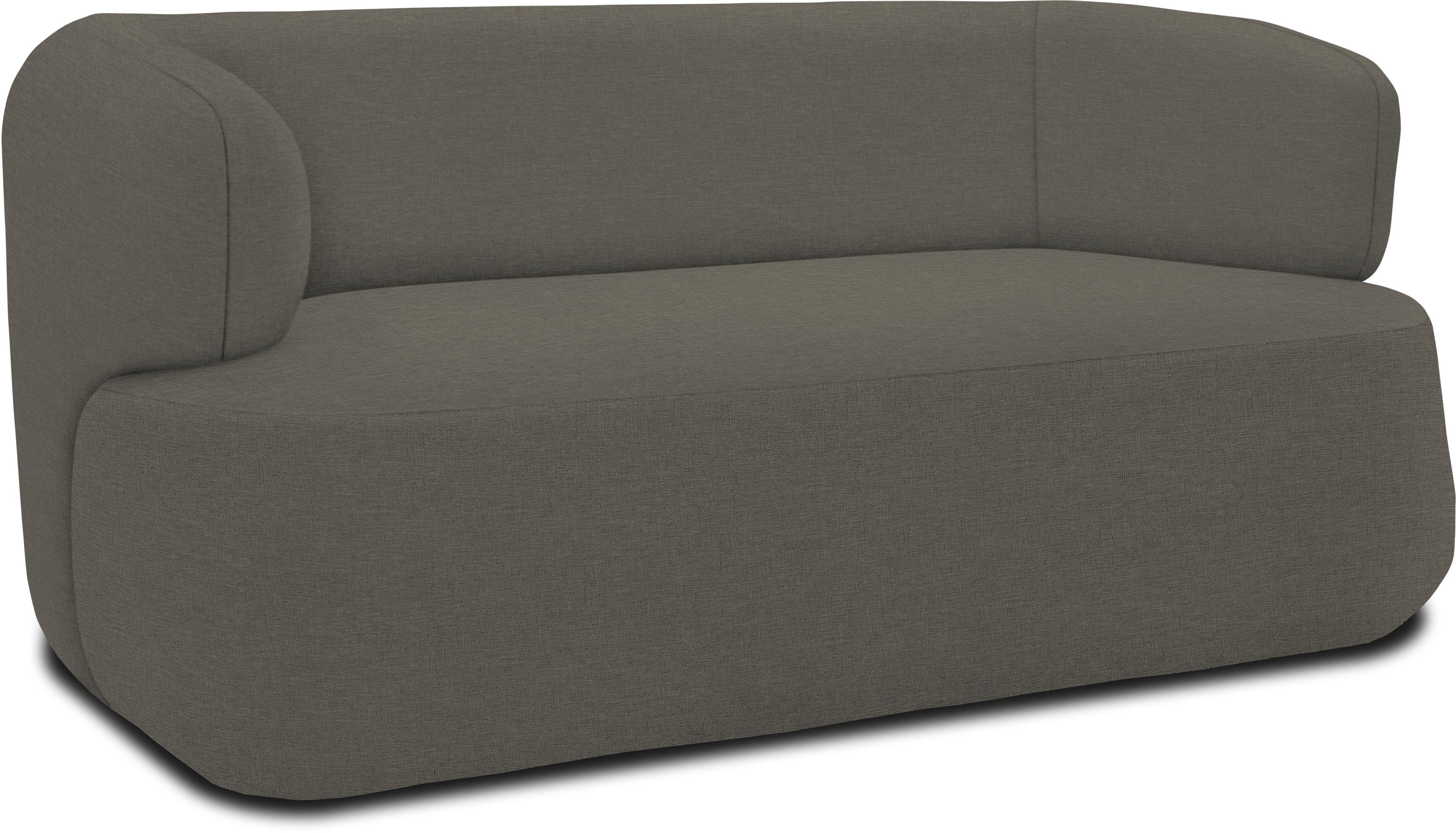 DOMO collection 2-zitsbank 800012 designbank, comfortabel en elegant, organische vormtaal