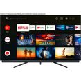 tcl qled-tv 55c815x1, 139 cm - 55 ", 4k ultra hd, smart tv, geïntegreerde onkyo soundbar | android tv spraakafstandsbediening zwart