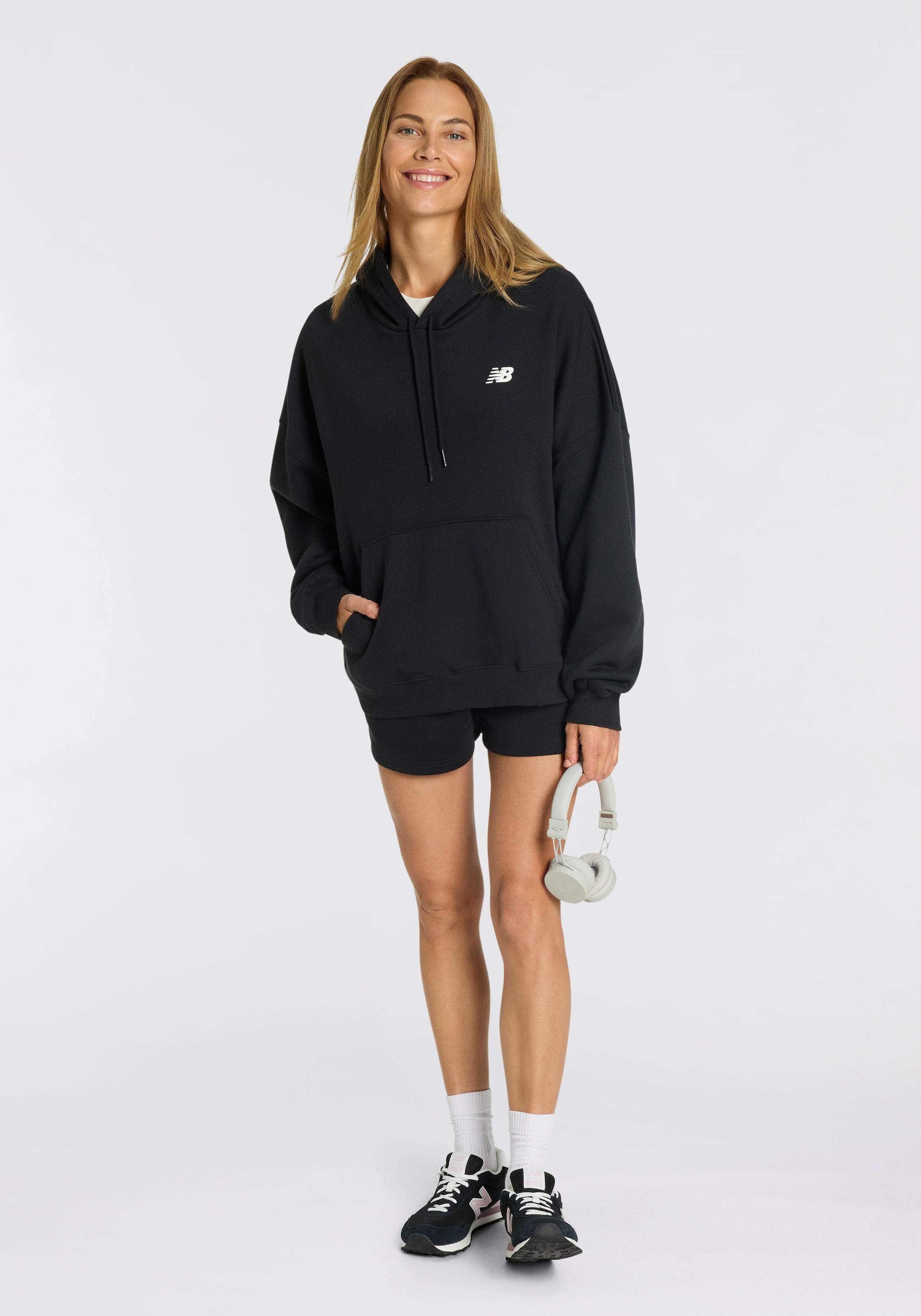 New Balance Hoodie REIMAGINED FLEECE HOODIE