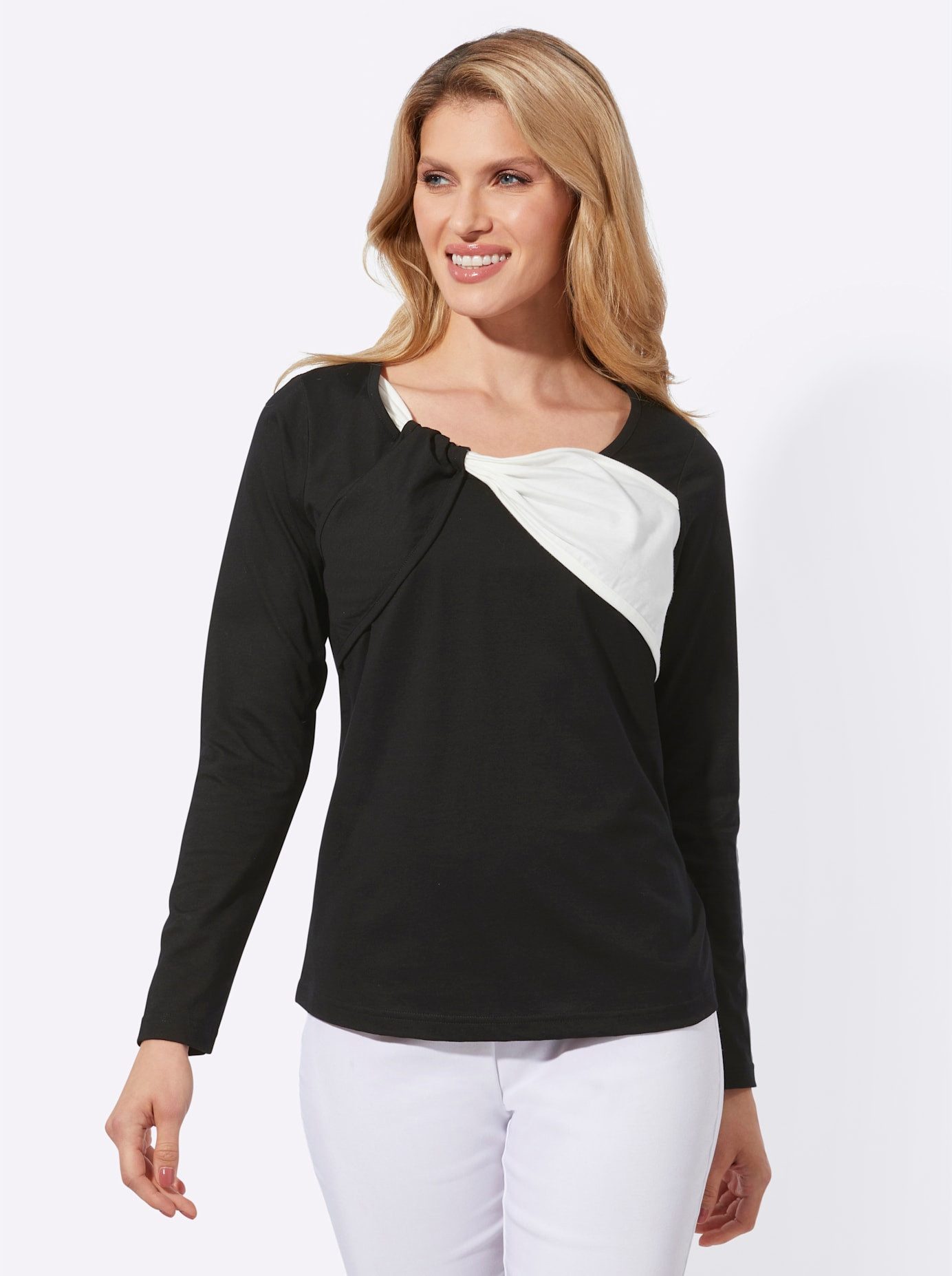 Classic Basics Shirt met lange mouwen Shirt (1-delig)