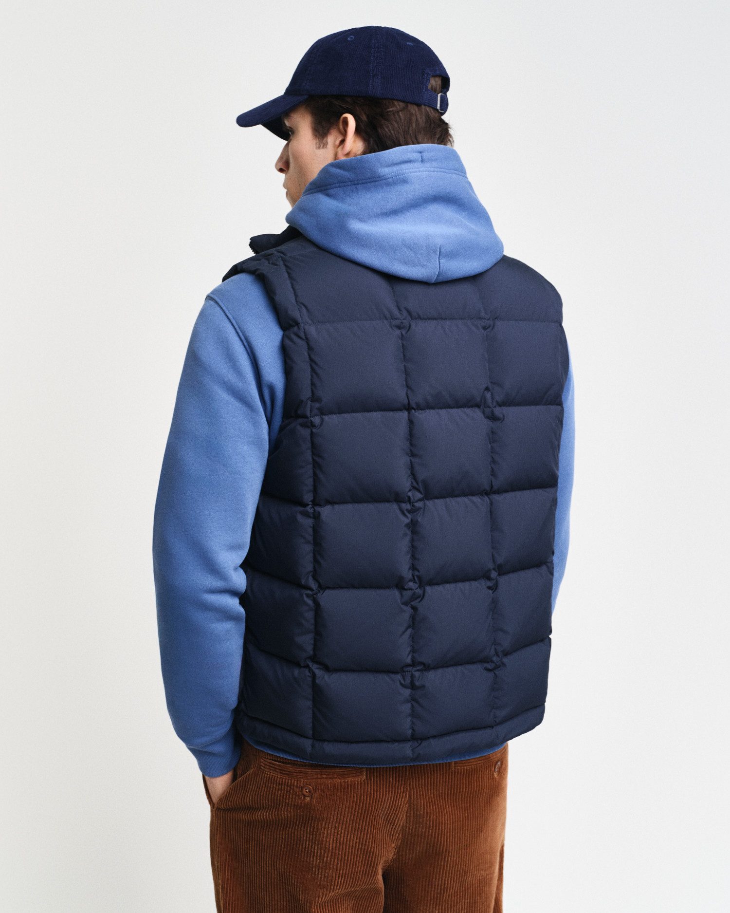 Gant Bodywarmer MID DOWN VEST met modieuze stiksels