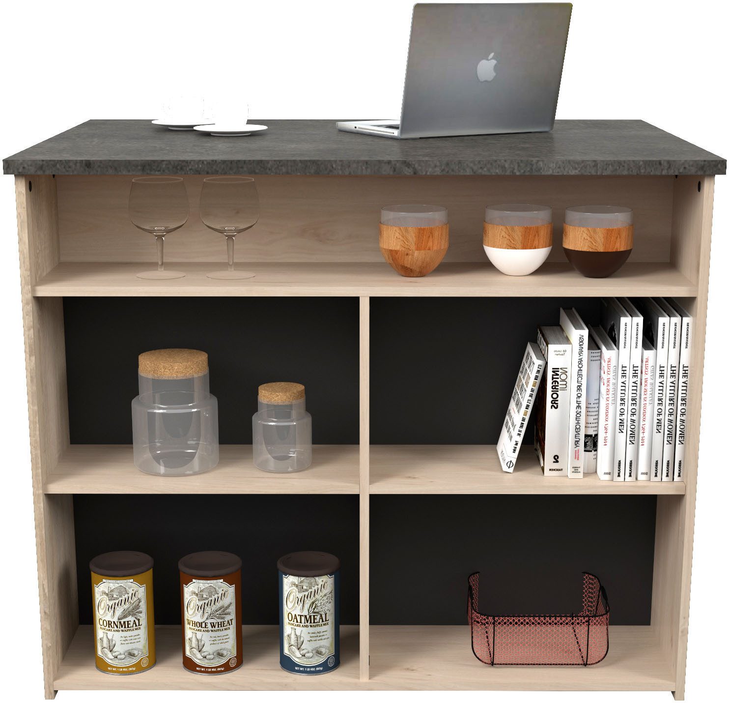 Parisot Kastenset Fumay veel opbergruimte, kabeldoorvoer (set, 2-delig)