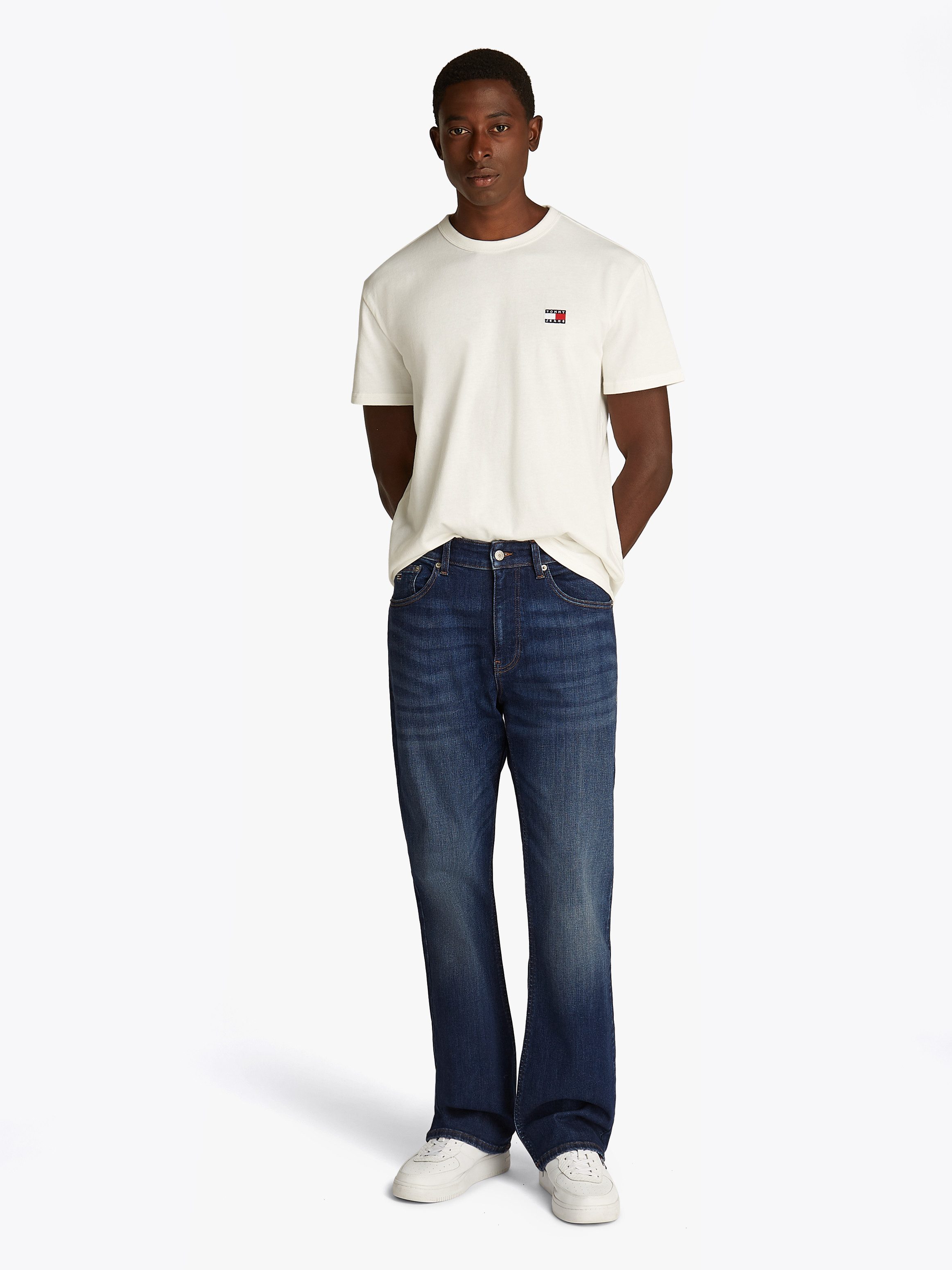 TOMMY JEANS Bootcut jeans Ryan Bootcut in blauwe wassing
