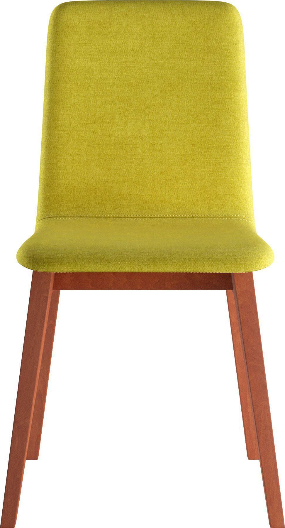 INOSIGN Stoel Sandy met verschillende stoelpootkleuren en kleurvarianten, zithoogte 47 cm (2 stuks)