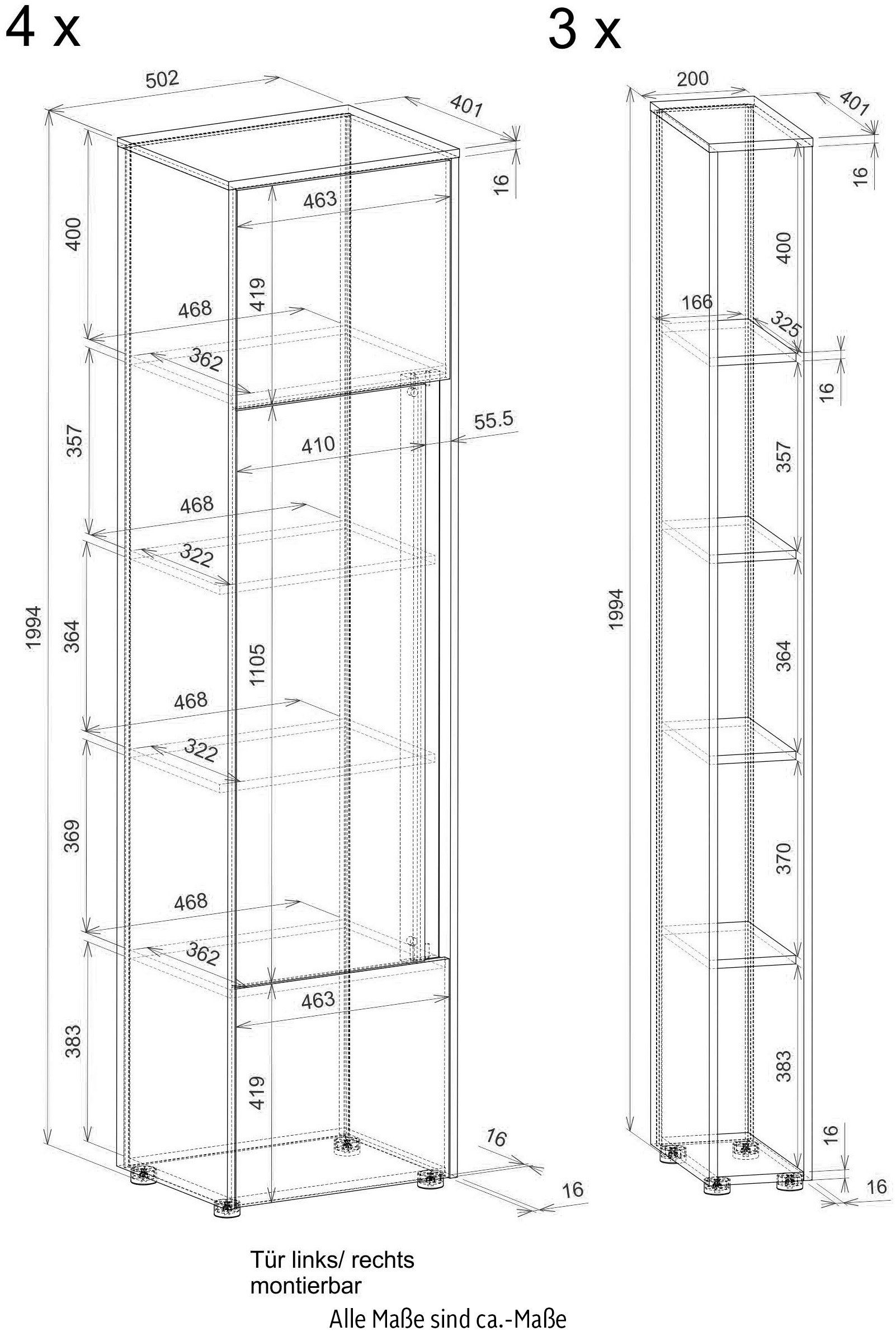 INOSIGN Set kantoormeubelen City/Giron (set, 7-delig)