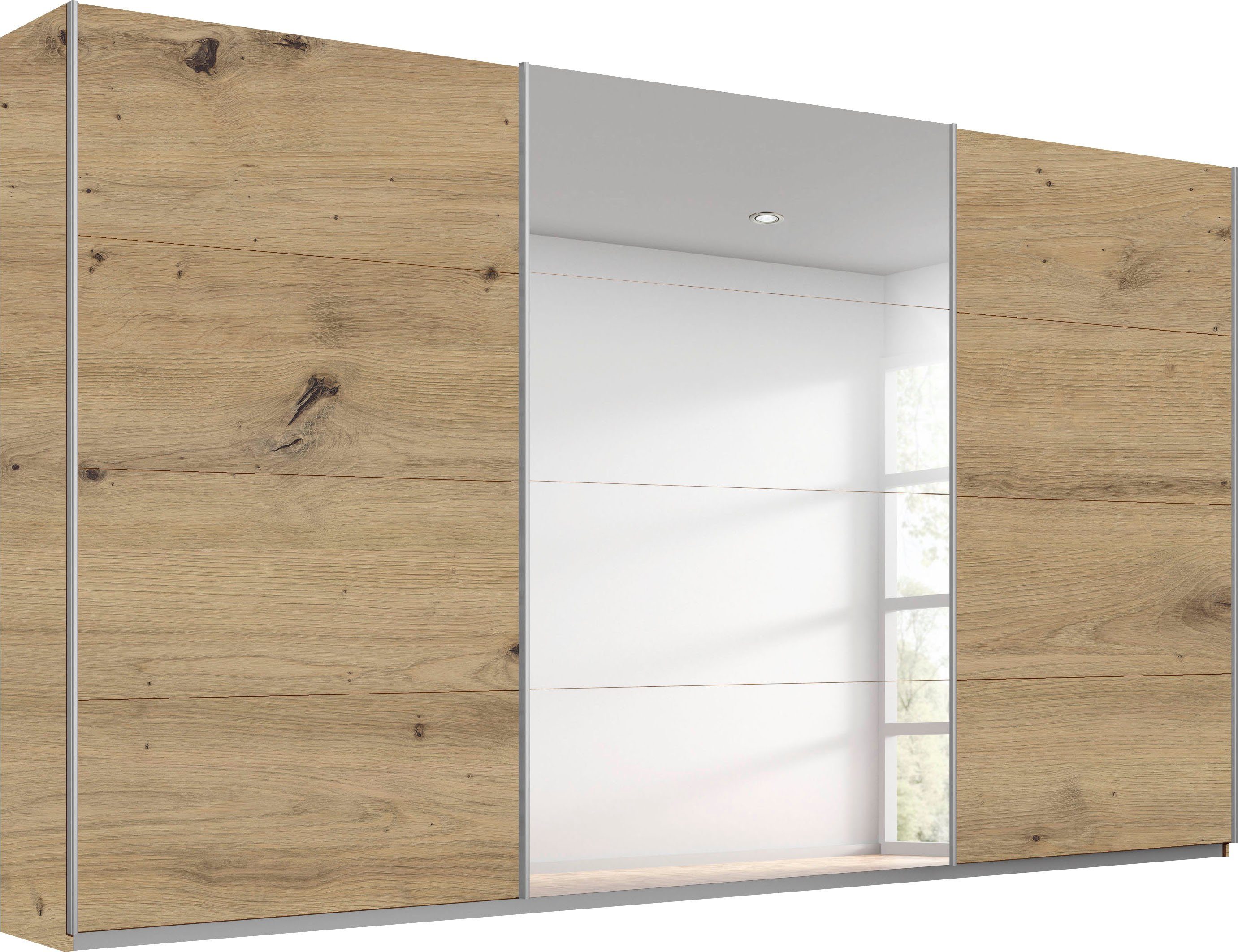 rauch Zweefdeurkast Kledingkast TOMA incl. rek inzet en extra legplanken made in germany