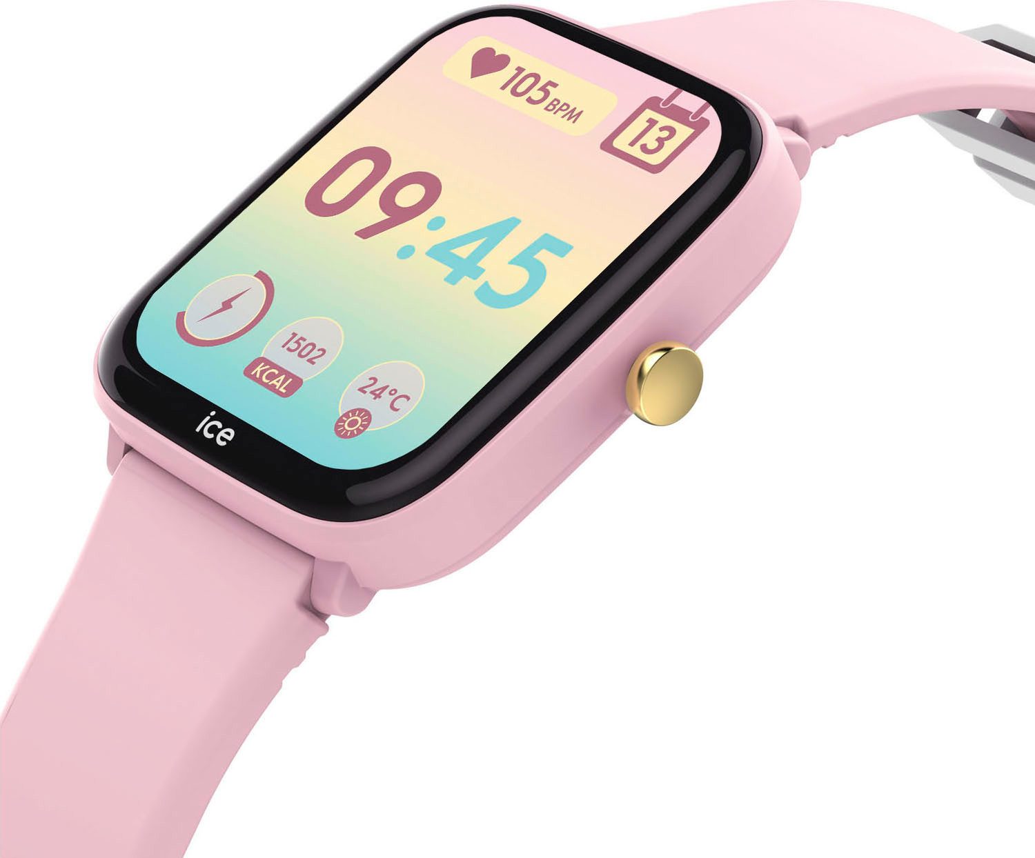 ice-watch Smartwatch ICE smart junior 2.0 Armbandhorloge, meisjeshorloge, kinderenhorloge, siliconen armband, spelletjes, sportprofiel