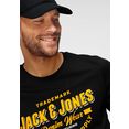 jack  jones t-shirt logo tee zwart