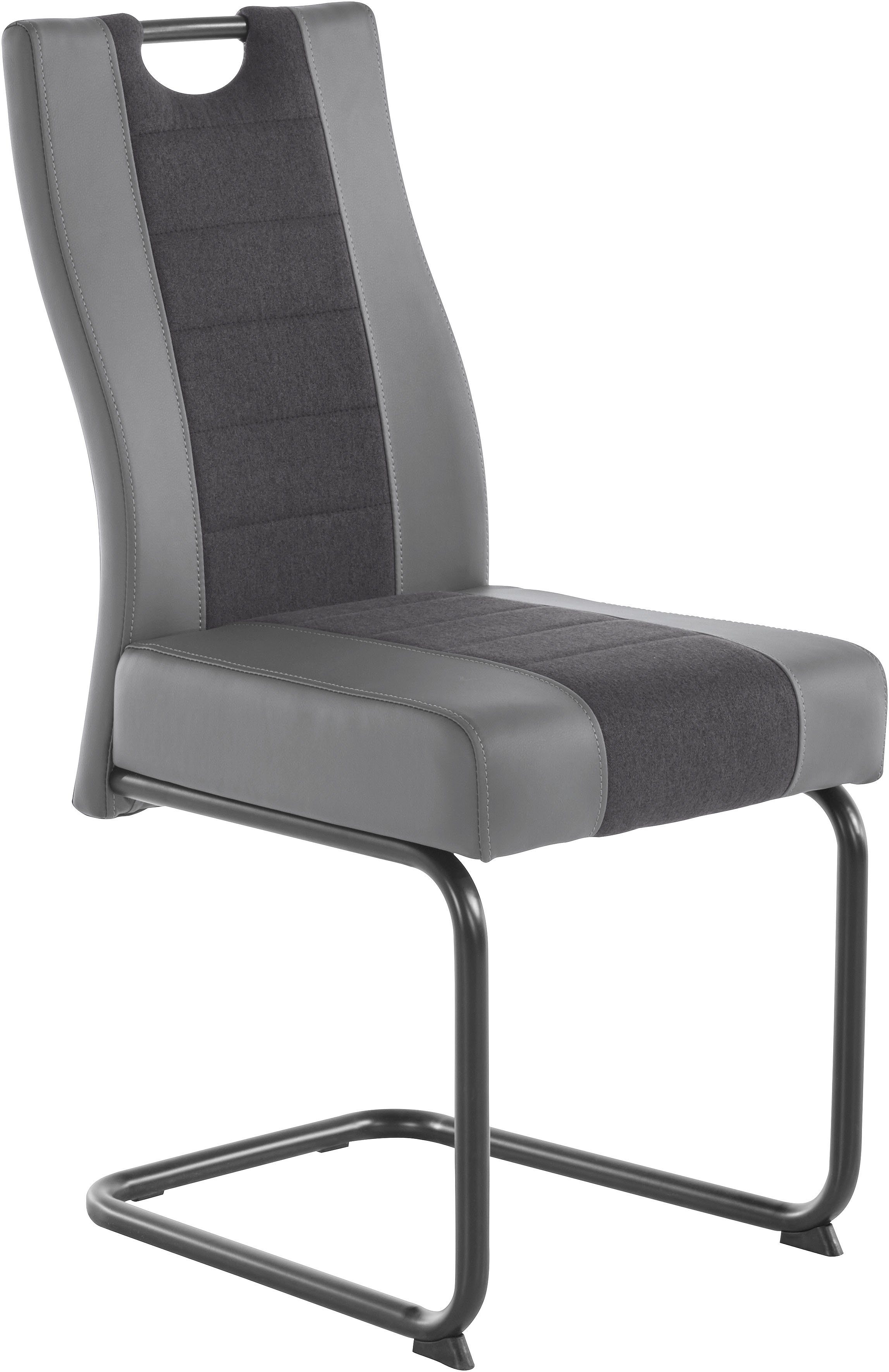 HELA Eetkamerstoel Erika S 2 of 4 stuks, comfortabele bekleding met binnenvering, sledestoel (set)