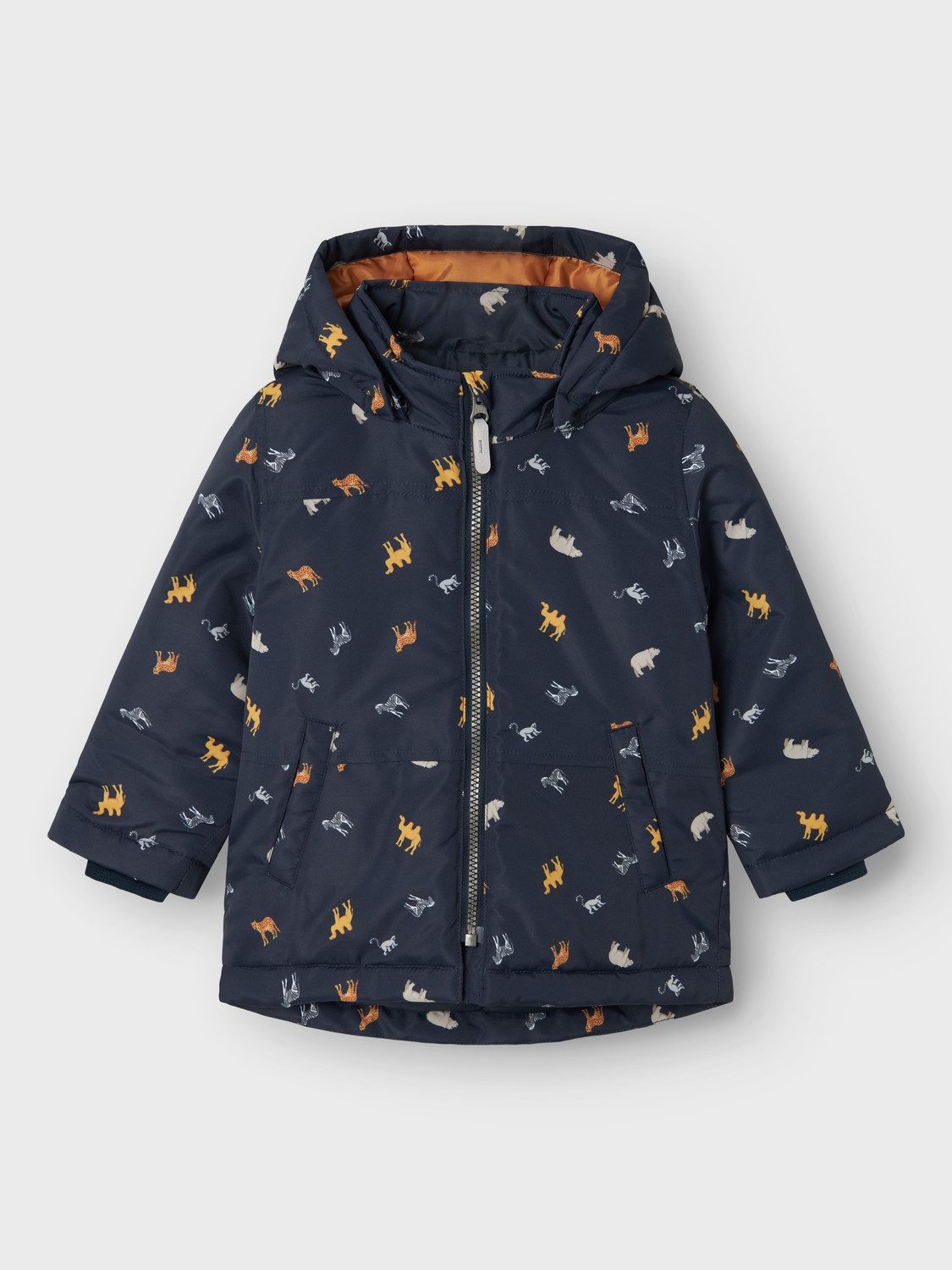 Name It Outdoorjack NMMMAX JACKET AOP NOOS met decoratieve, reflecterende details