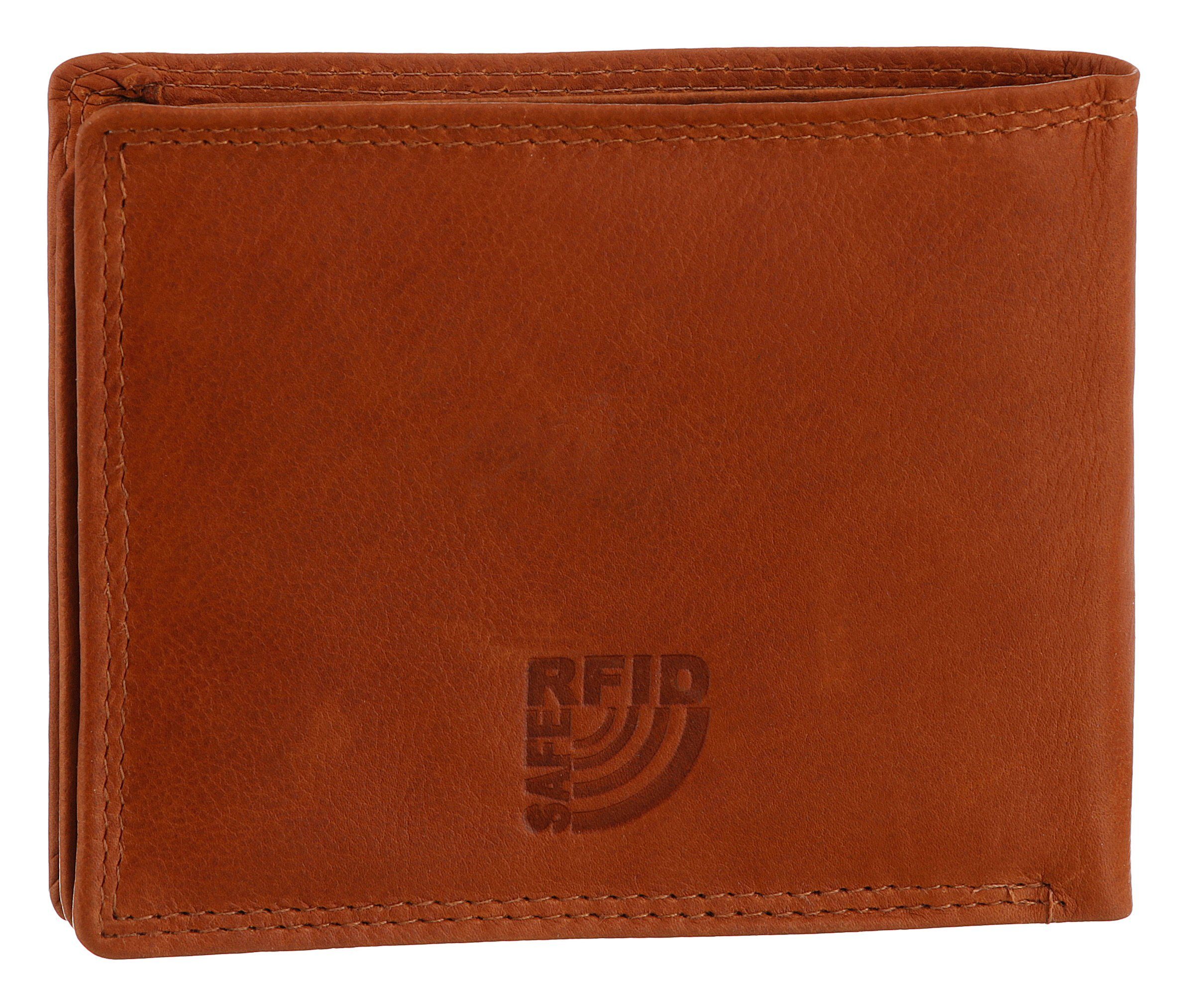 MUSTANG Portemonnee Udine leather wallet side opening