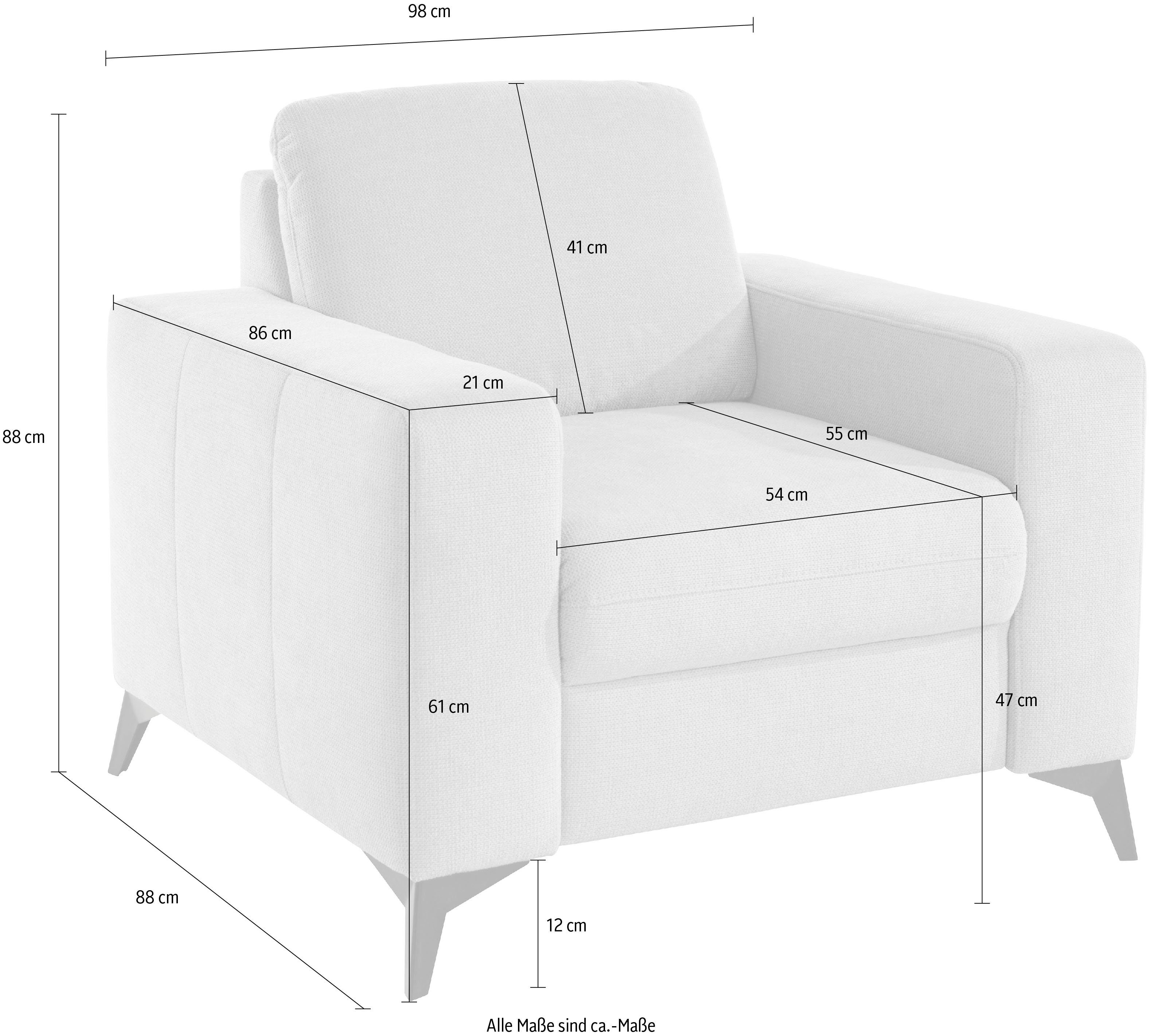 Places of Style Fauteuil Lolland passend bij de serie 'lolland', naar keuze met nat afneembare bekleding