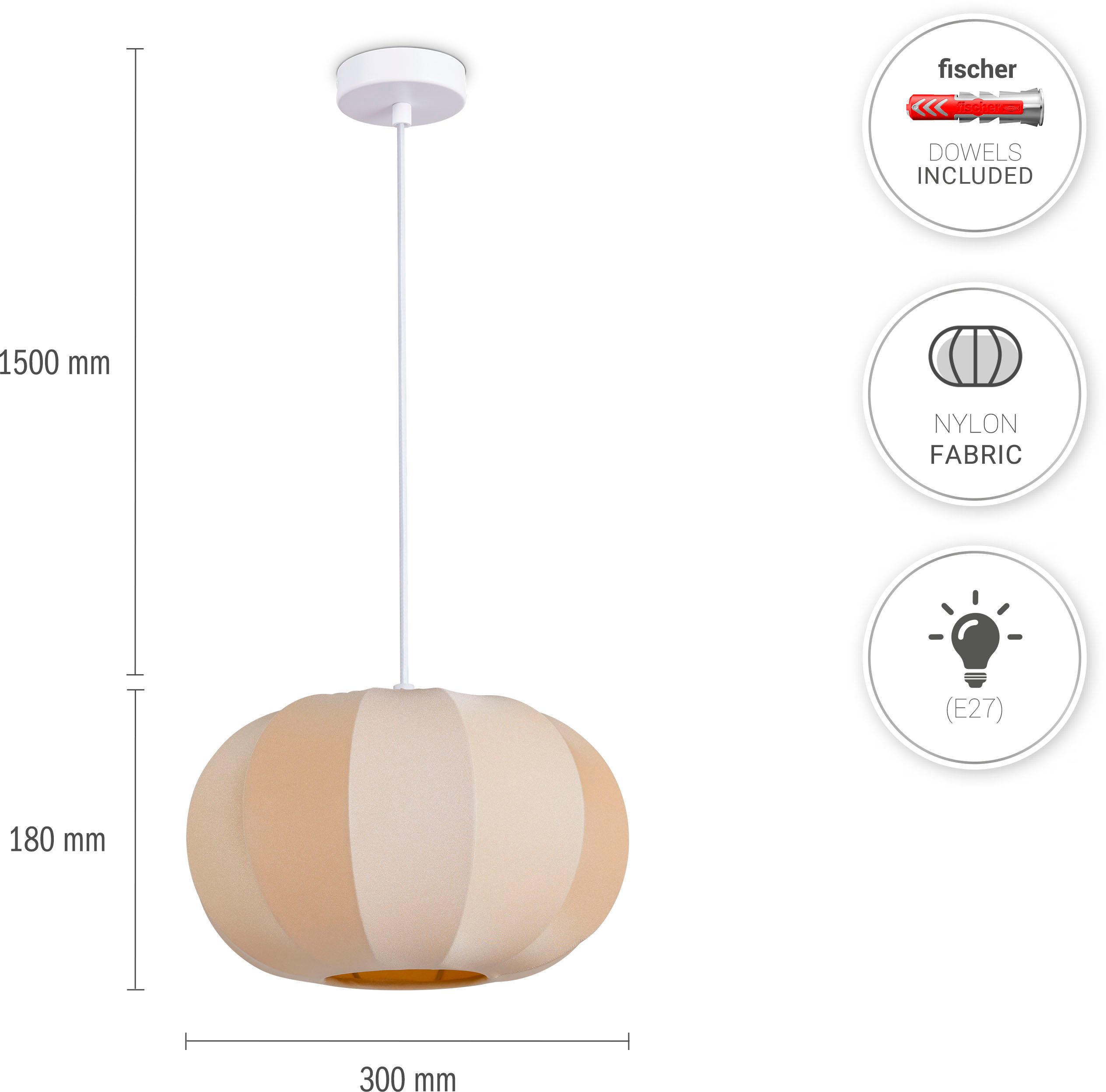 Paco Home Hanglamp HUGO PD1