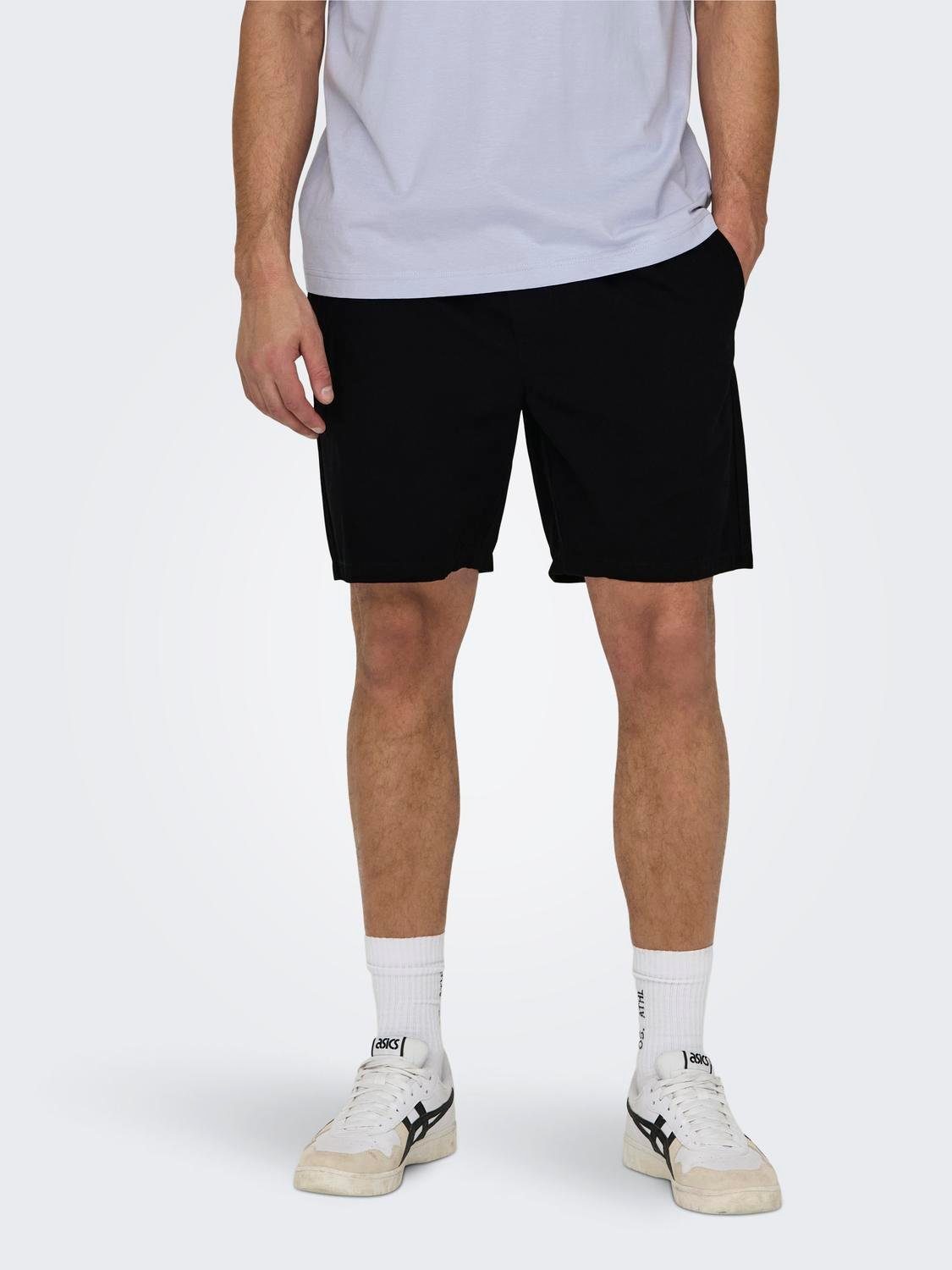 ONLY & SONS Short ONSTEL LIFE 0119 SHORTS NOOS heren bermuda broeken maat L zwart